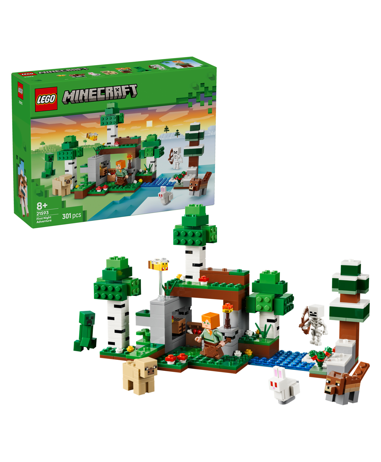 LEGO Minecraft First Night Adventure Building Toy 310 pieces-21593-picture-39