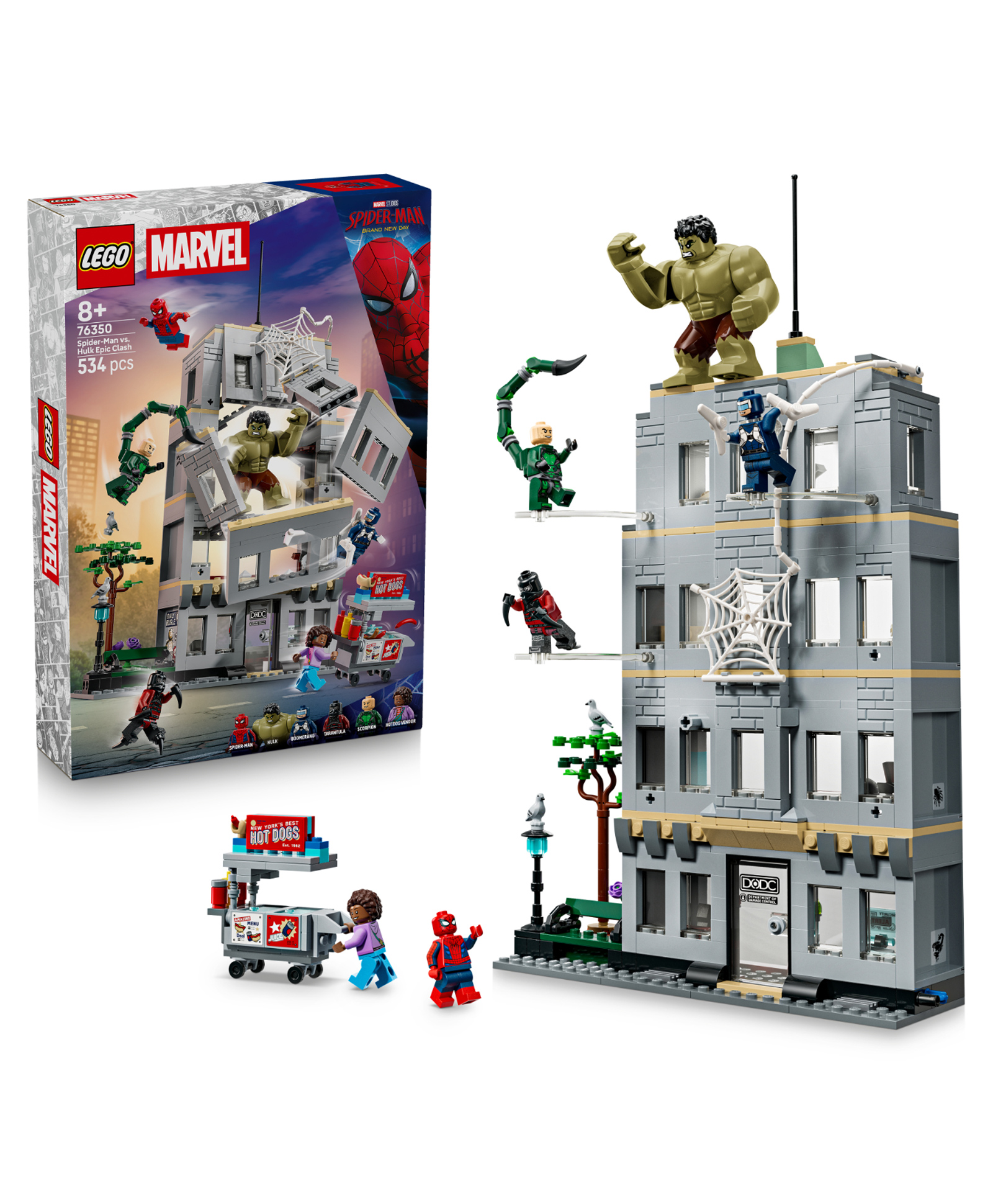 LEGO | Marvel Spider-Man vs. Hulk Epic Clash 534 pieces-76350-image-31