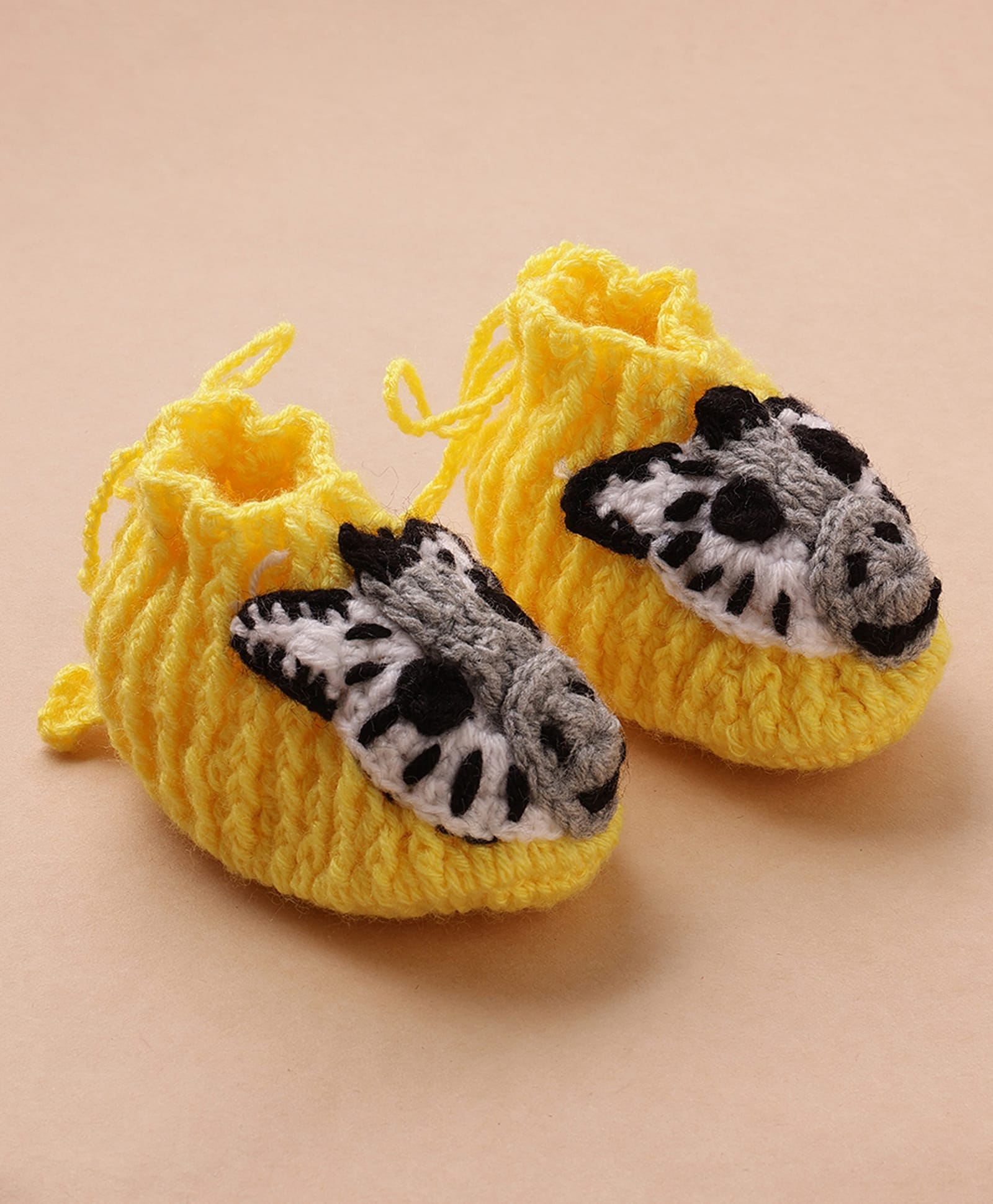 MayRa Knits Animal Designed Hand Knitted Booties - Yellow-picture-13