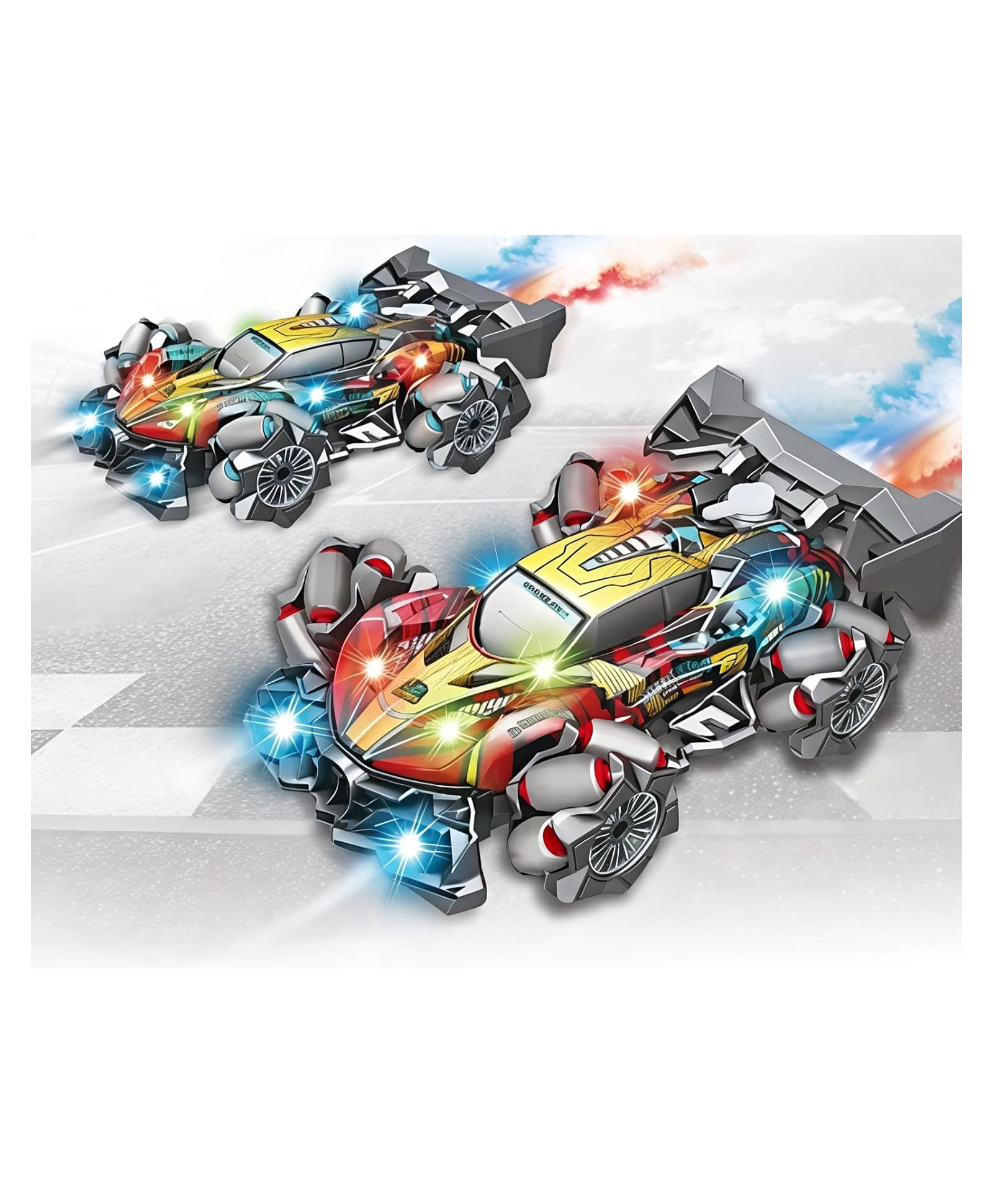 AKN TOYS Remote Control Racing Car, 1:14 Scale, PVC, with LED Lights, for Kids - PACK OF -1 ( COLOR AND DESIGN MAY VARY )-picture-23