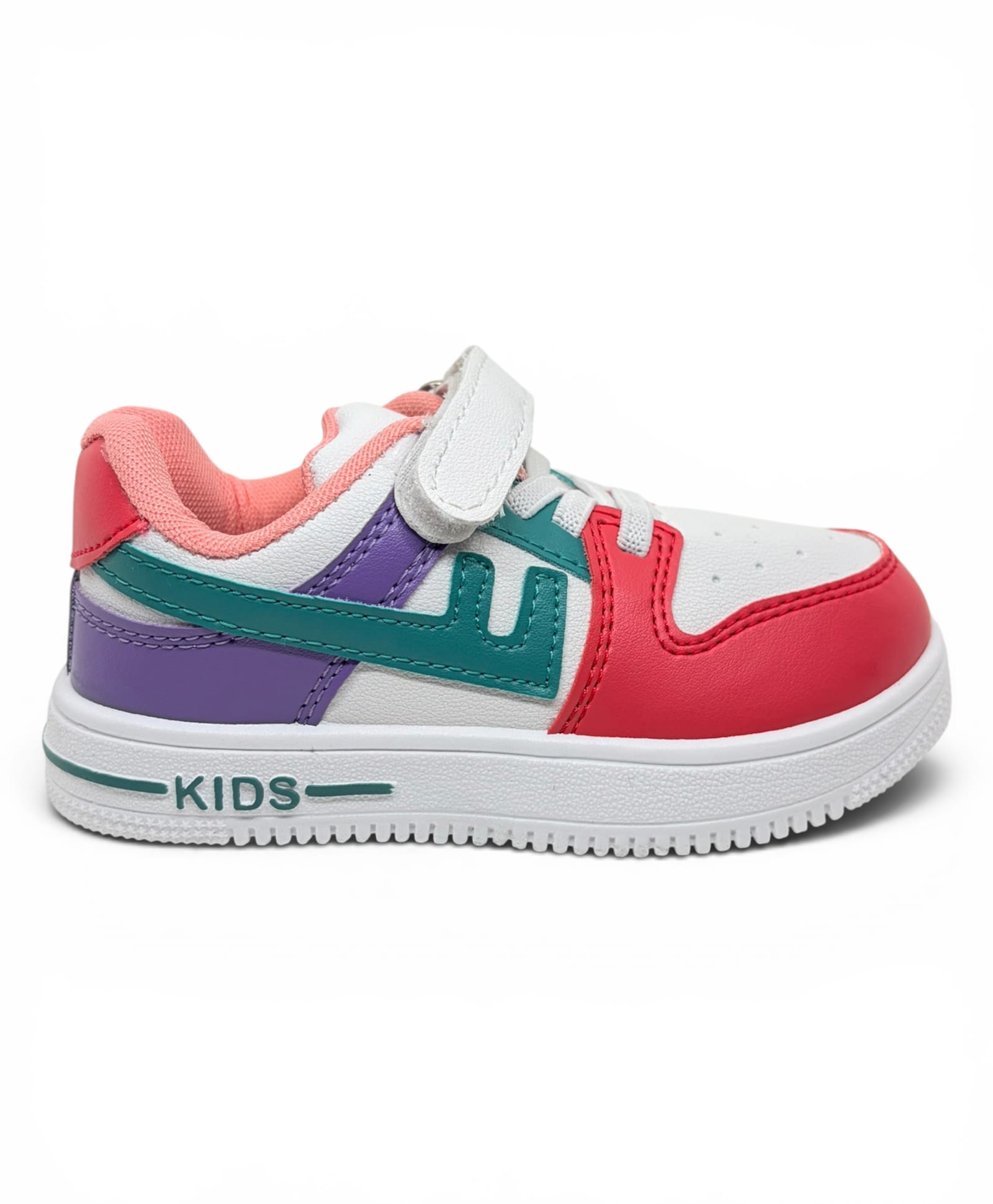 Lil Lollipop Colour Blocked Velcro Closure Shoes - Red-image-44