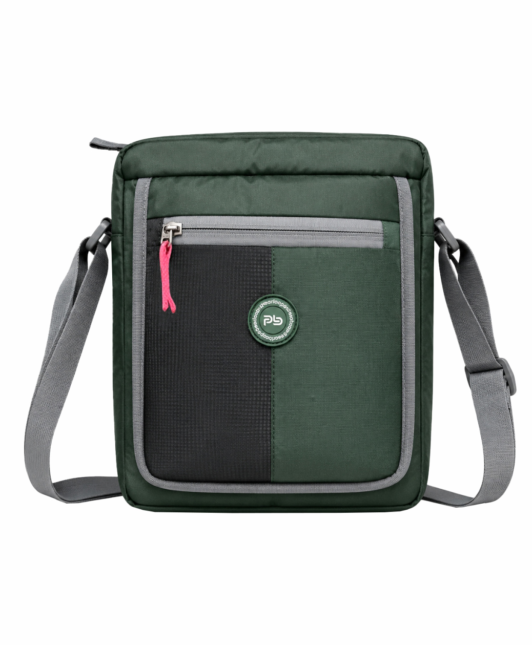 PB Pearlbags Premium Water-Resistant Cross Body Messenger Sling Bag -Green-image-22