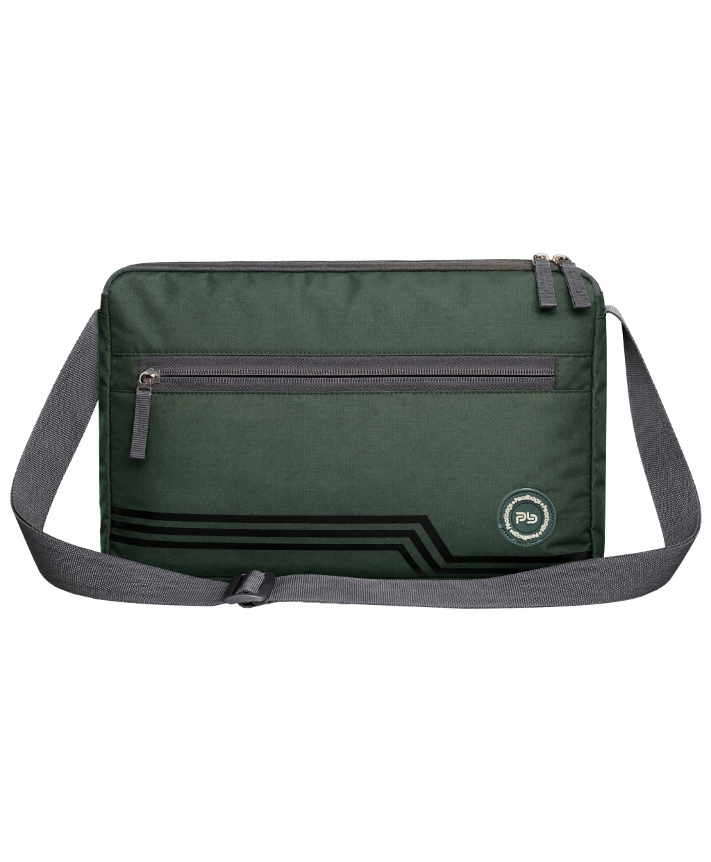 PB Pearlbags Premium Water-Resistant Cross Body Messenger Sling Bag -Dark Green-image-23
