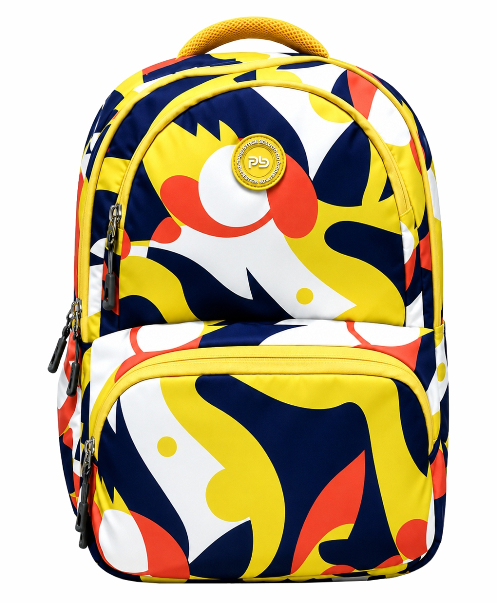 Pearlbags 17 Inches Premium Water Resistant Casual Backpack - Yellow-image-20