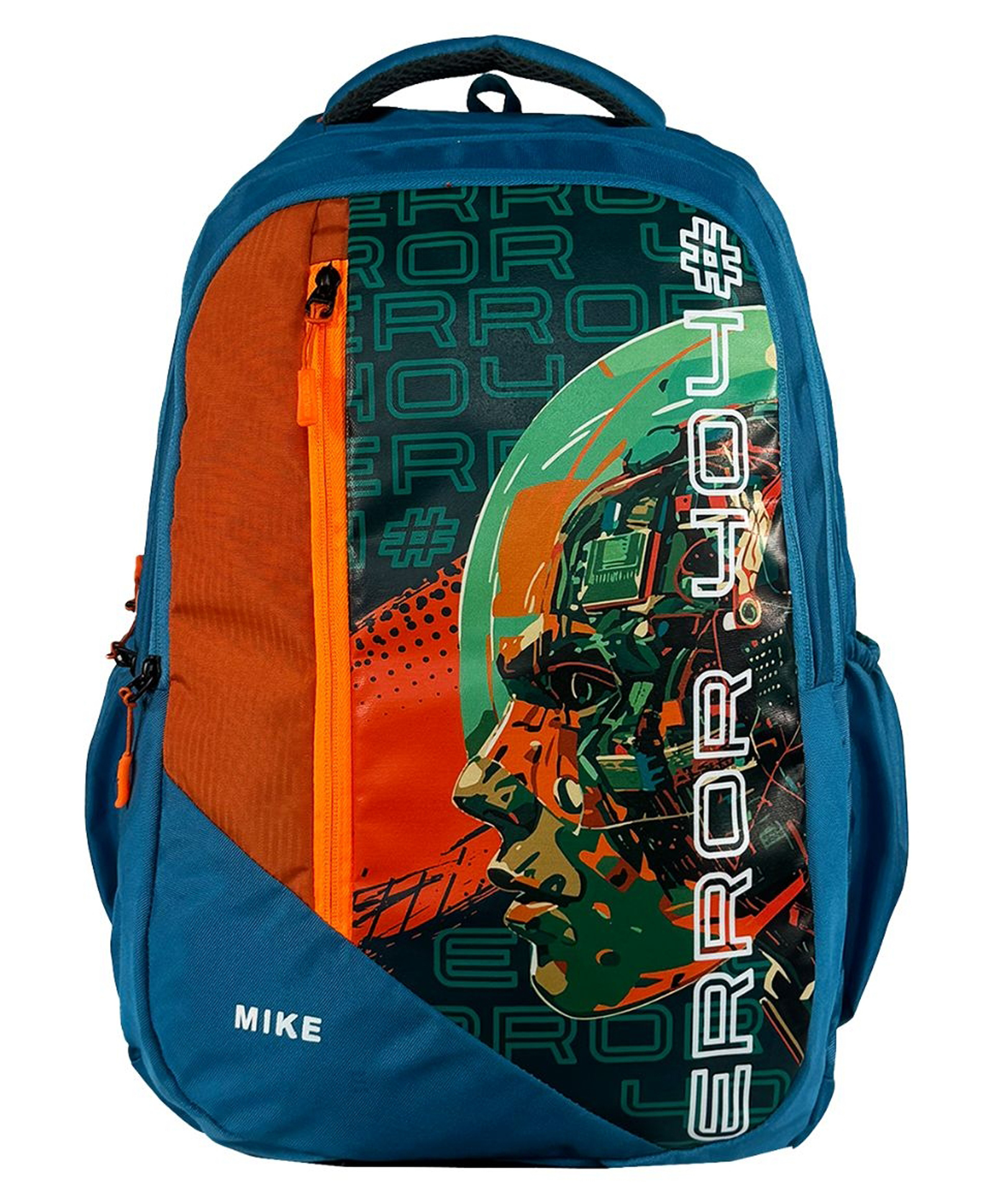 MIKE BAGS Height 18 inches Rover Backpack -Teal-image-9