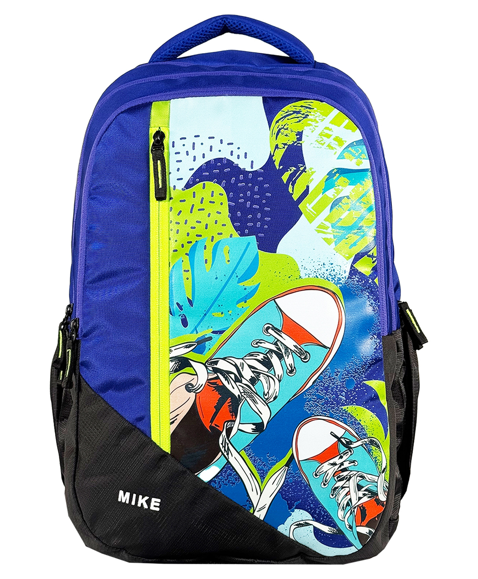 MIKE BAGS Rover Backpack -Royal Blue-18 Inches-image-5
