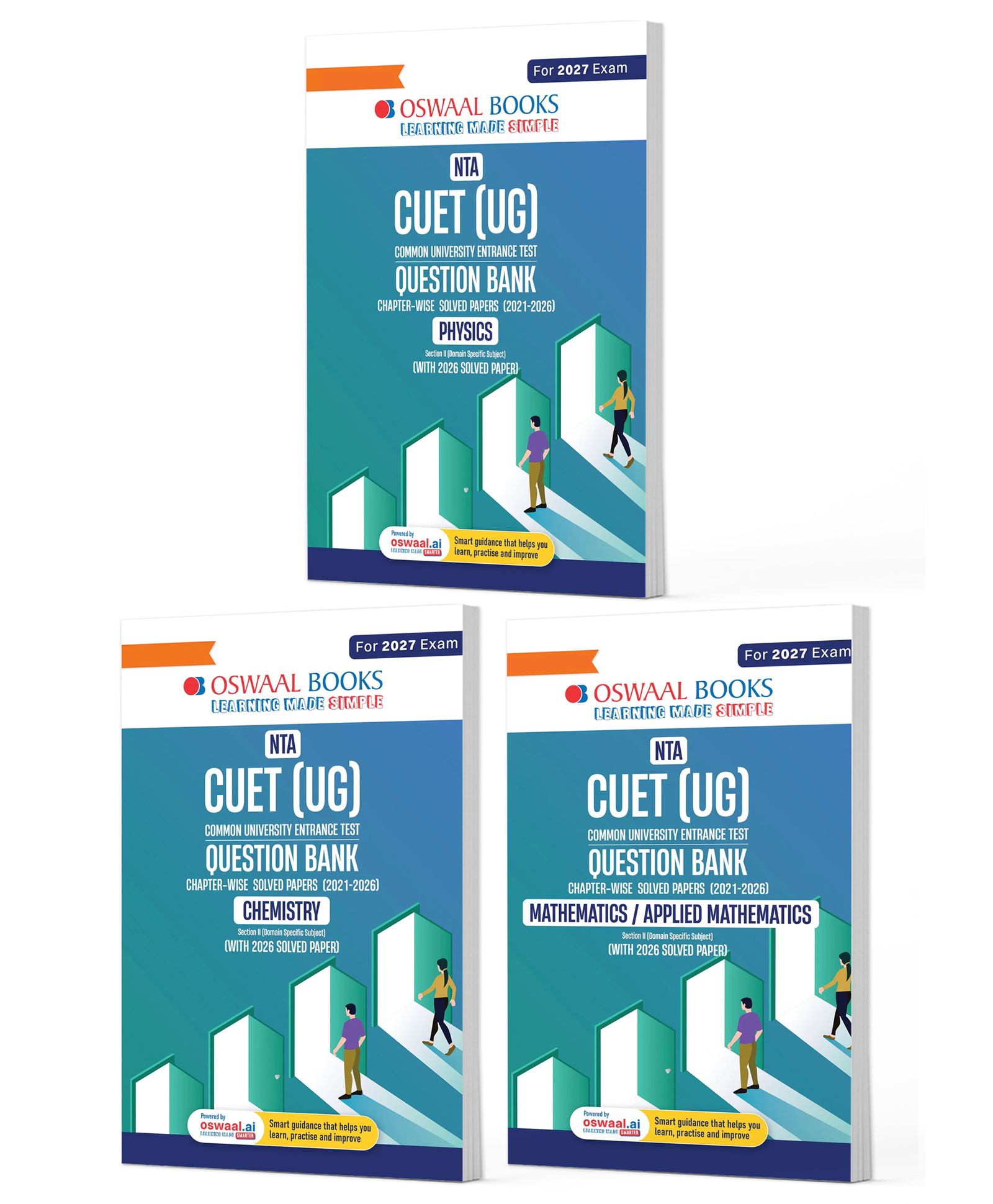 OSWAAL BOOKS NTA CUET (UG) Chapter-wise Solved Papers Question Bank | Physics, Chemistry & Maths | Set of 3 Books | With Solved Paper 2026 |For 2027 Exam |With Oswaal AI-picture-10