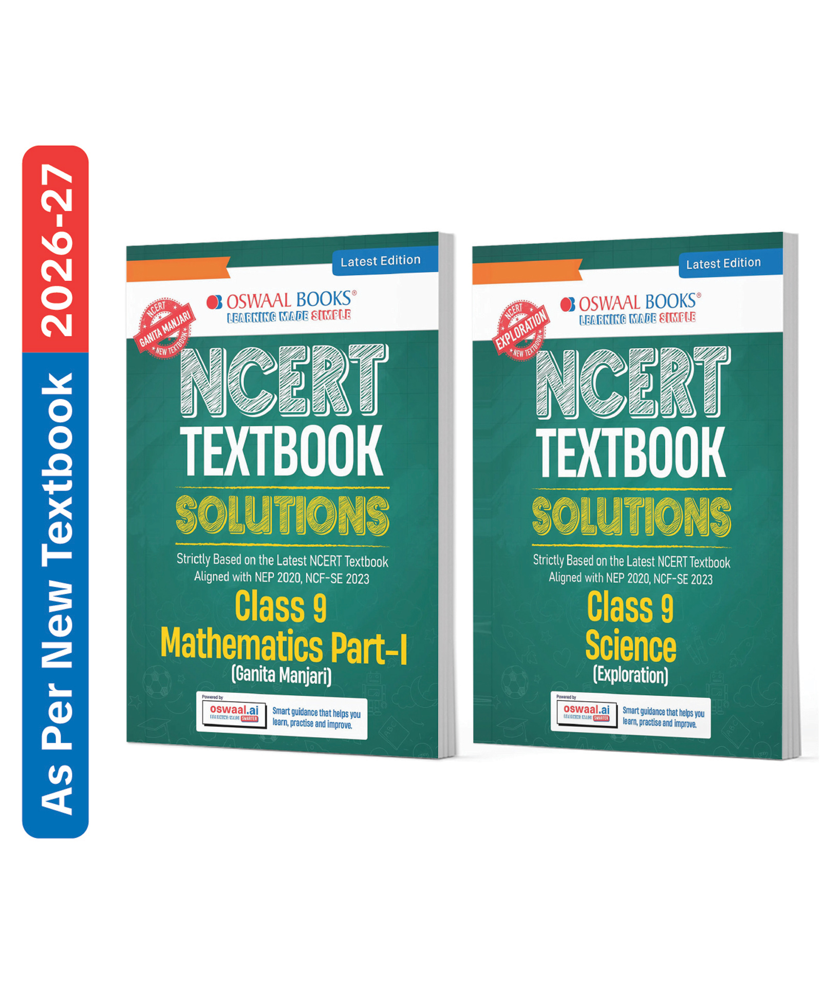 OSWAAL BOOKS CBSE NCERT Textbook Solutions Mathematics Part-1 (Ganita Manjari) & Science (Exploration) Class 9 (Latest NCERT) Set of 2 Books | Revision Notes, Mind Maps, Solved Intext & Questions-image-3