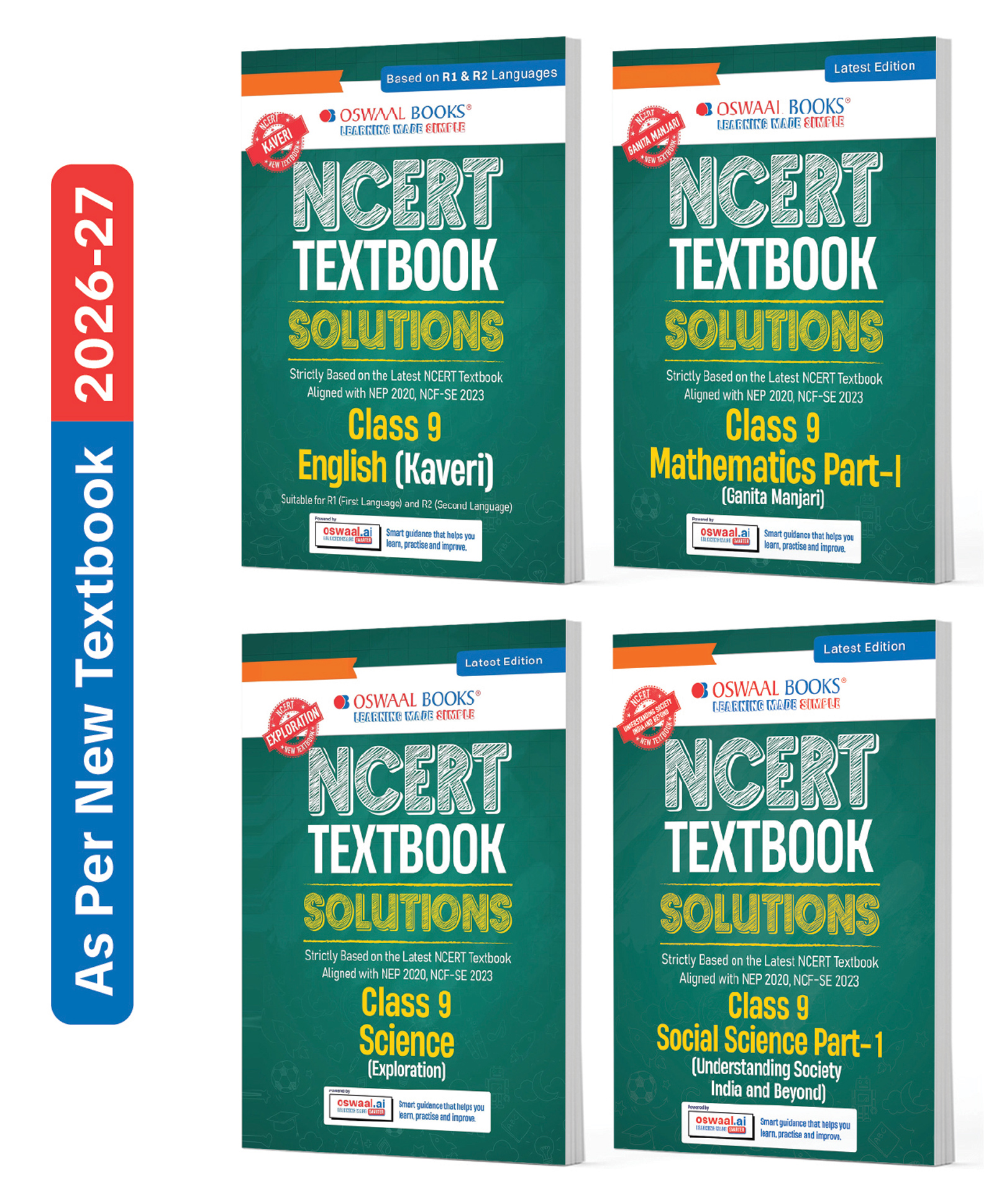 OSWAAL BOOKS CBSE NCERT Textbook Solutions English (Kaveri), Mathematics Part-1 (Ganita Manjari), Science (Exploration) & Social Science Class 9 (Latest NCERT) Set of 4 Books | Revision Notes-image-37