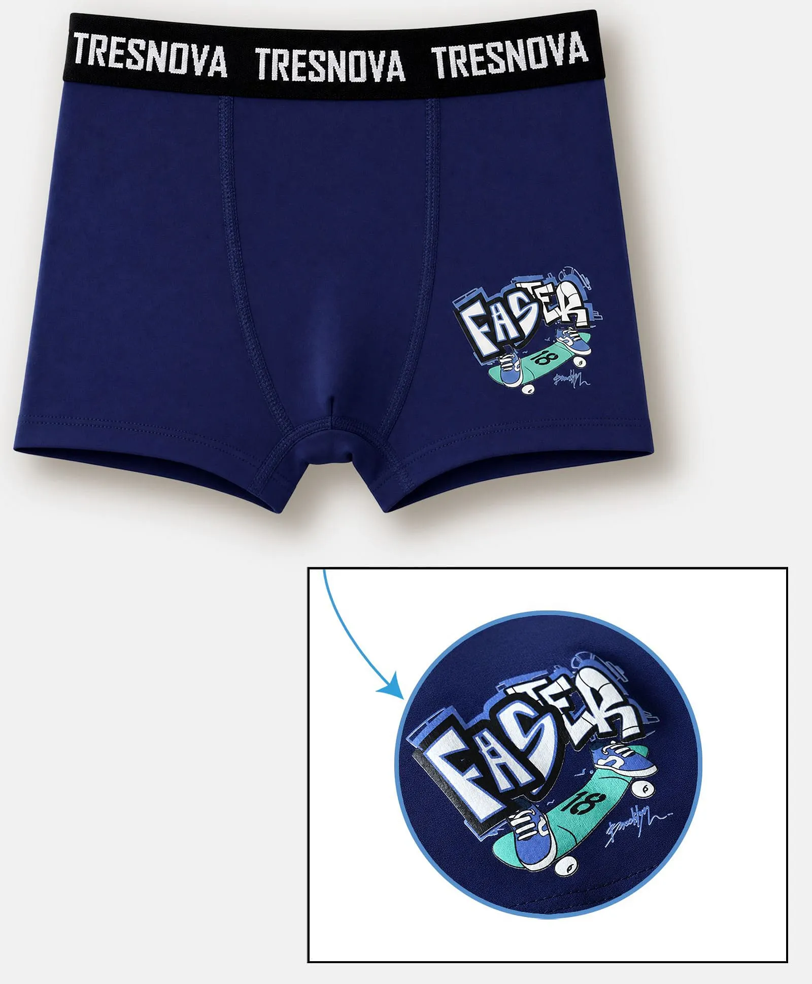 3枚セットone nova novawool Boxer Shorts Navy 3枚セットone nova