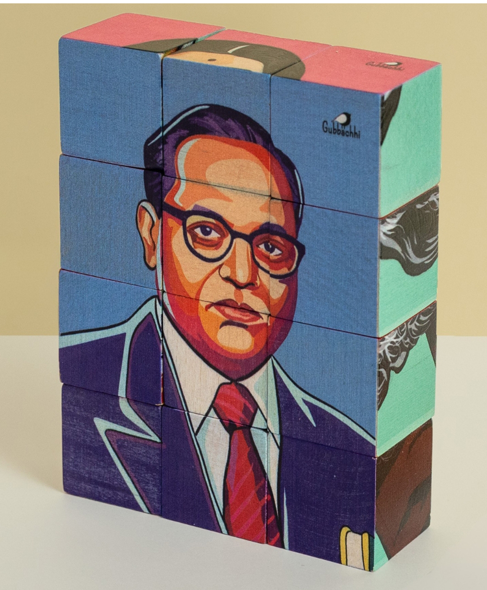 Gubbachhi We The Republic 5-in-1 Wooden Cube Puzzle Set for Kids 4-8 Years | 12 Wooden Cubes | Activity Book with Over 30 Activities | Educational Learning Toy | Gift-image-39