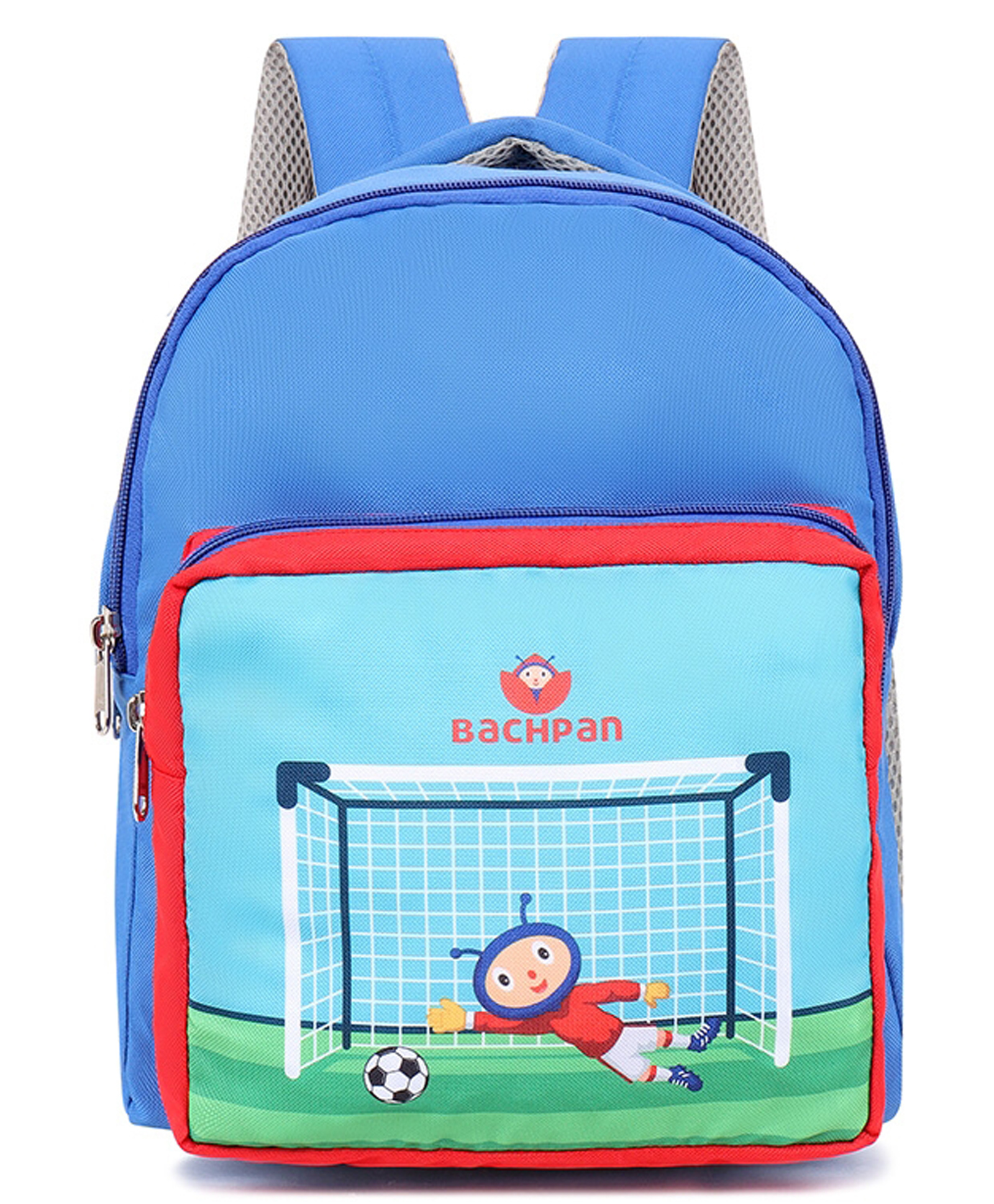 Bachpan Kids School Bag for Boys & Girls| Football Theme Backpack with Adjustable Shoulder Straps | Lightweight School Backpack for Nursery, Preschool & Primary Kids-picture-29