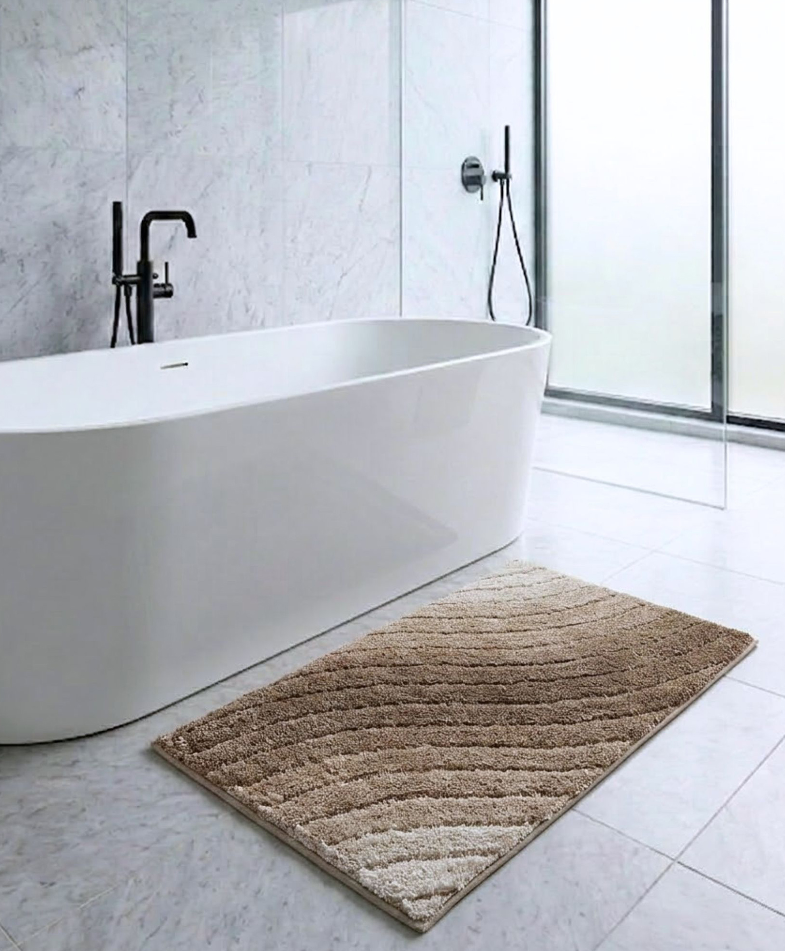 PANO Bathmat Wave- Brown (50x75CM)-picture-17