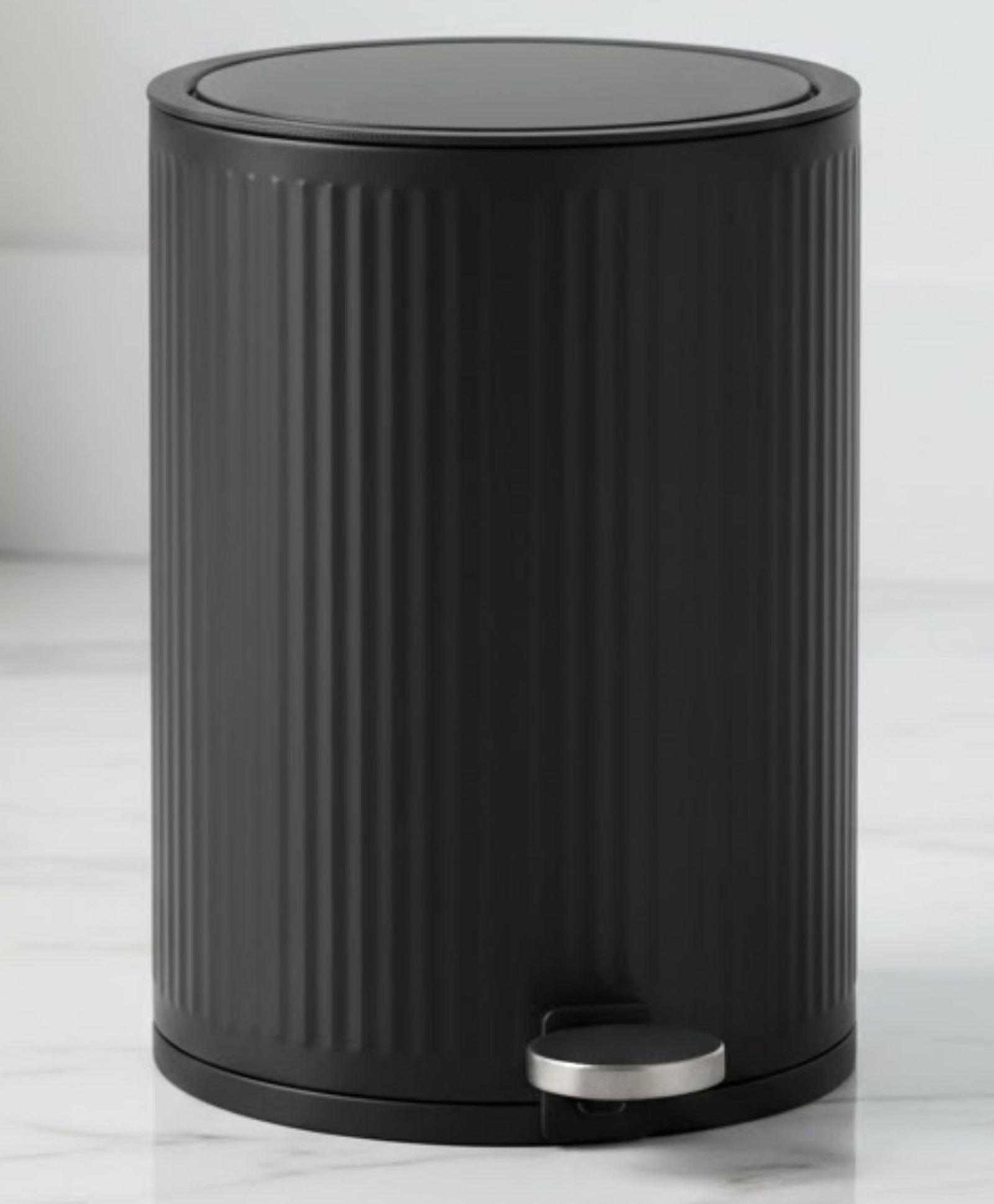 Pano Nova Premium Metal Trash Bin for Home, Office, Kitchen & Bathroom - Black 3 Ltr-image-8