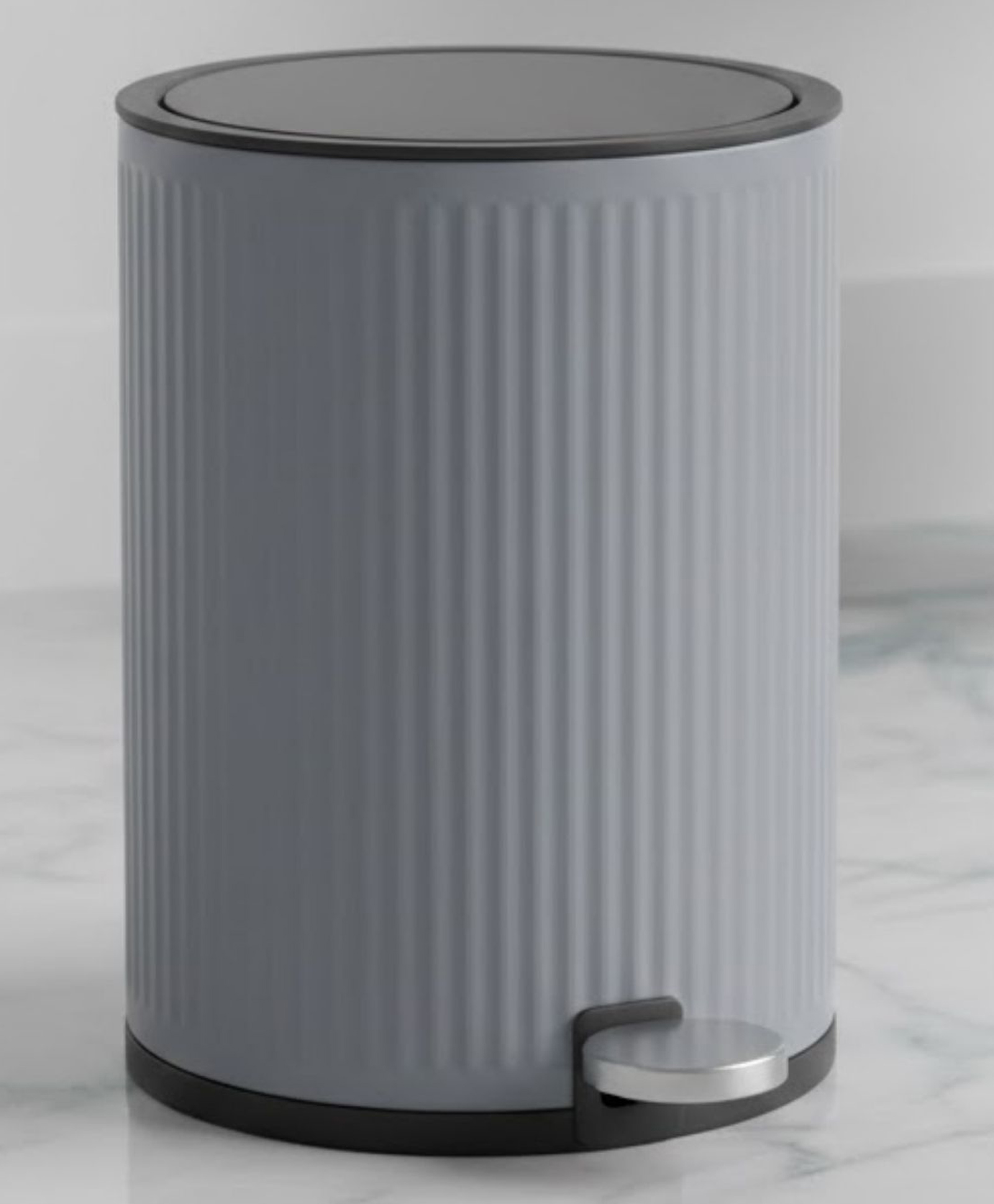 Pano Nova Premium Metal Trash Bin for Home, Office, Kitchen & Bathroom - Grey 3 Ltr-image-19