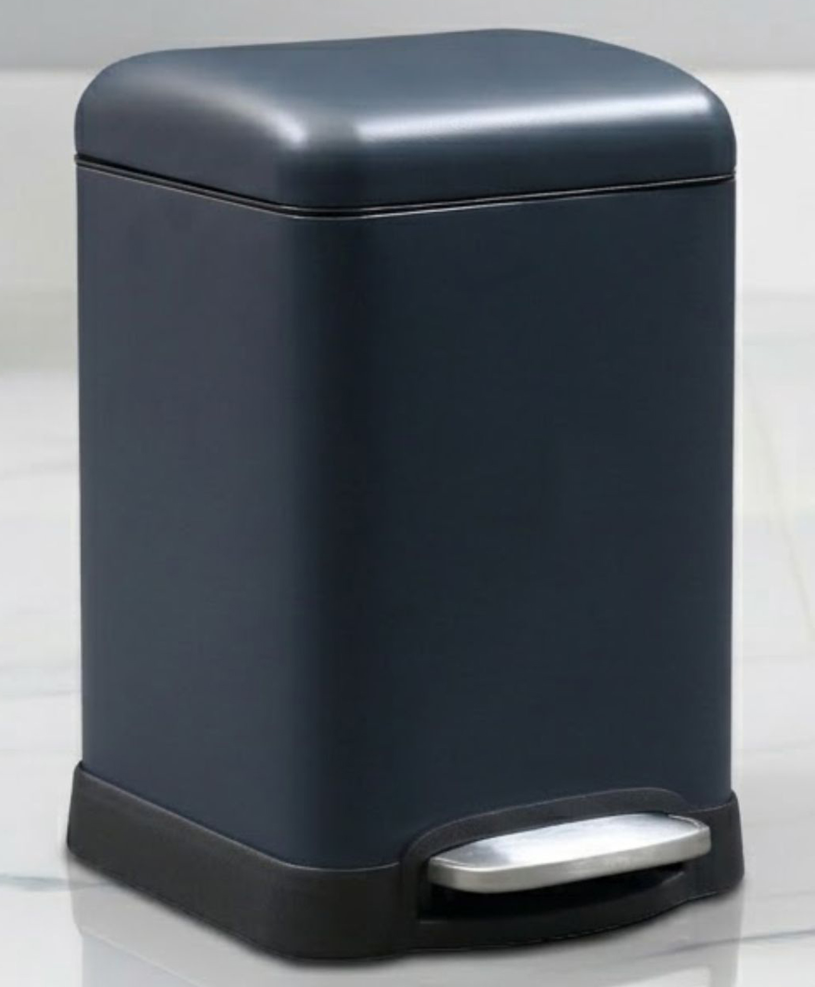 Pano Vetro Premium Metal Trash Bin for Home, Office, Kitchen & Bathroom - Blue 6 Ltr-image-47