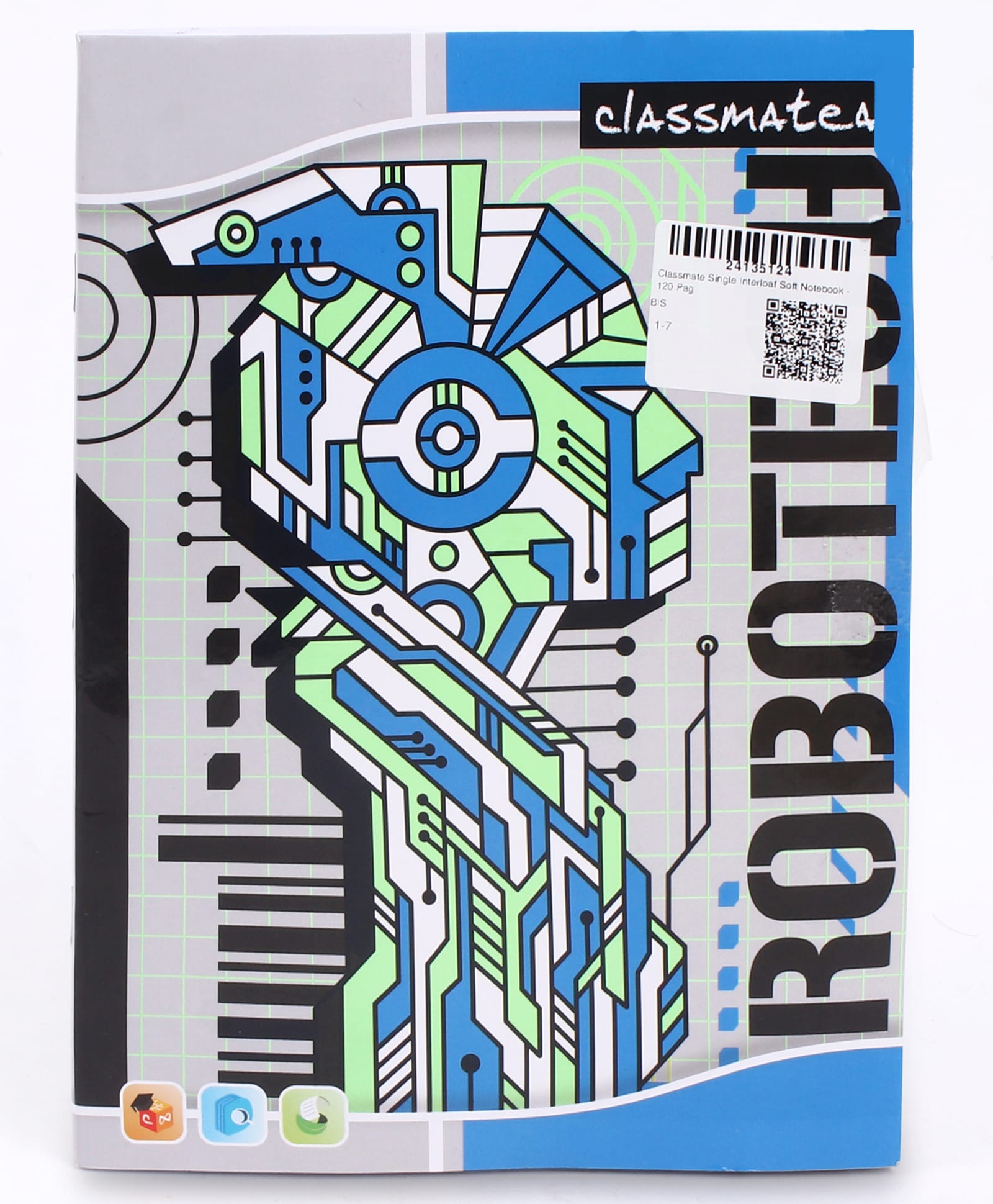 classmate publications Classmate Single Interloaf Soft Notebook - 120 Pages (Assorted Design)-picture-11
