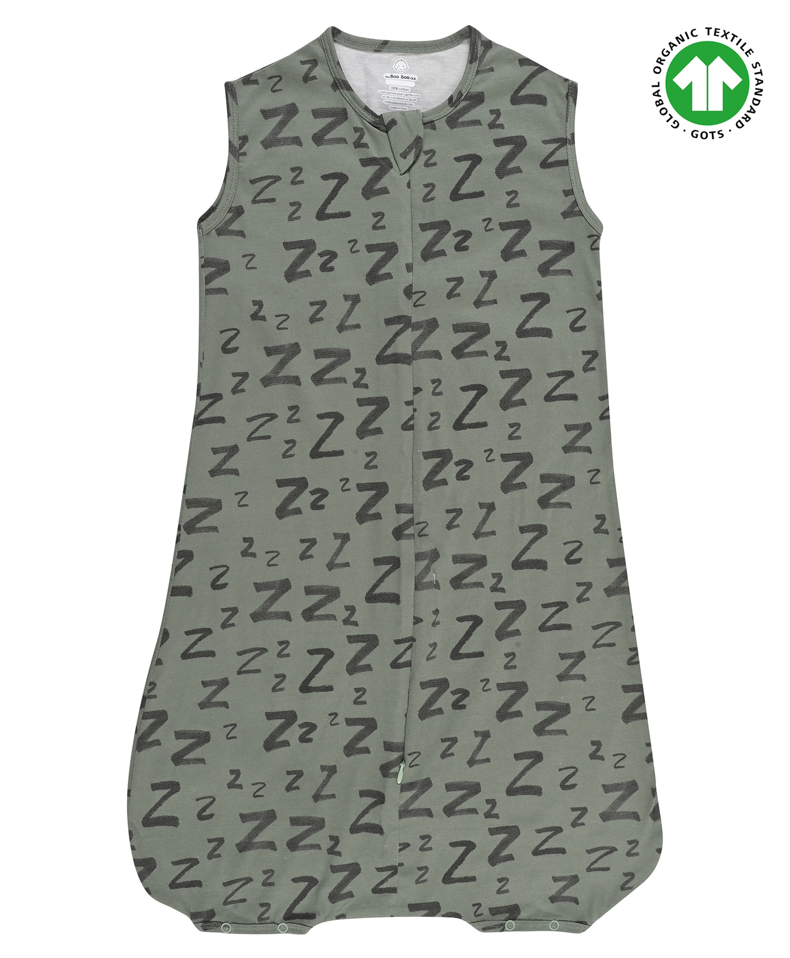 The Boo Boo Club Cotton Printed Sleeping Bag For Baby 6-12M Olive Green-image-6