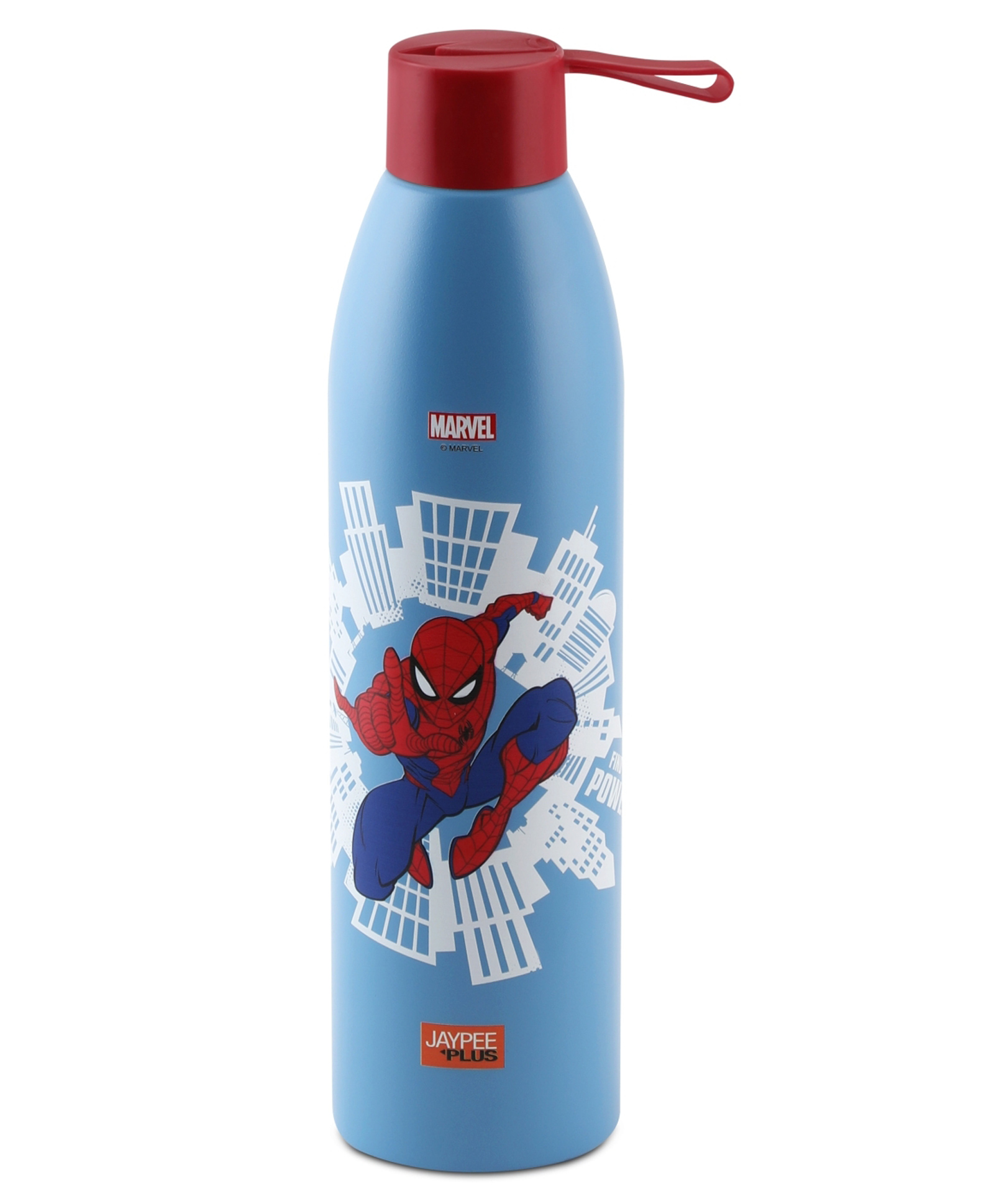 Jaypee Plus Amber Prime 1000 SmartSteel Vacuum Insulated Bottle | 950ml Stainless Steel Water Bottle | 24 Hrs Hot & Cold | Marvel Spiderman Print | Rust & Leak Proof | Find Your Power Print-image-49