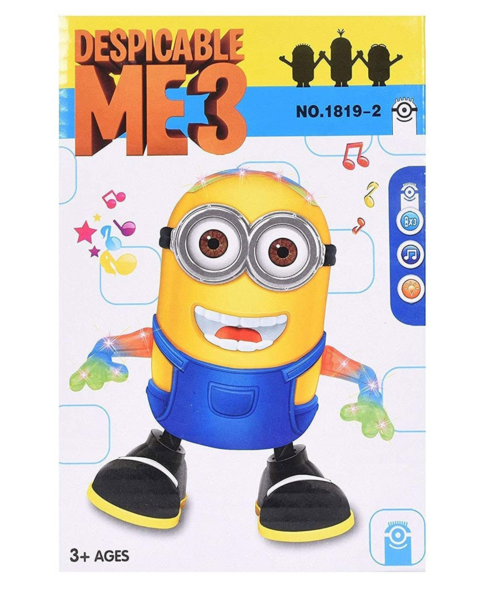 AKN TOYS Dancing Minion with Music and Flashing Light - PACK OF - 1 - ( COLOR AND DESIGN MAY VARY )-picture-4