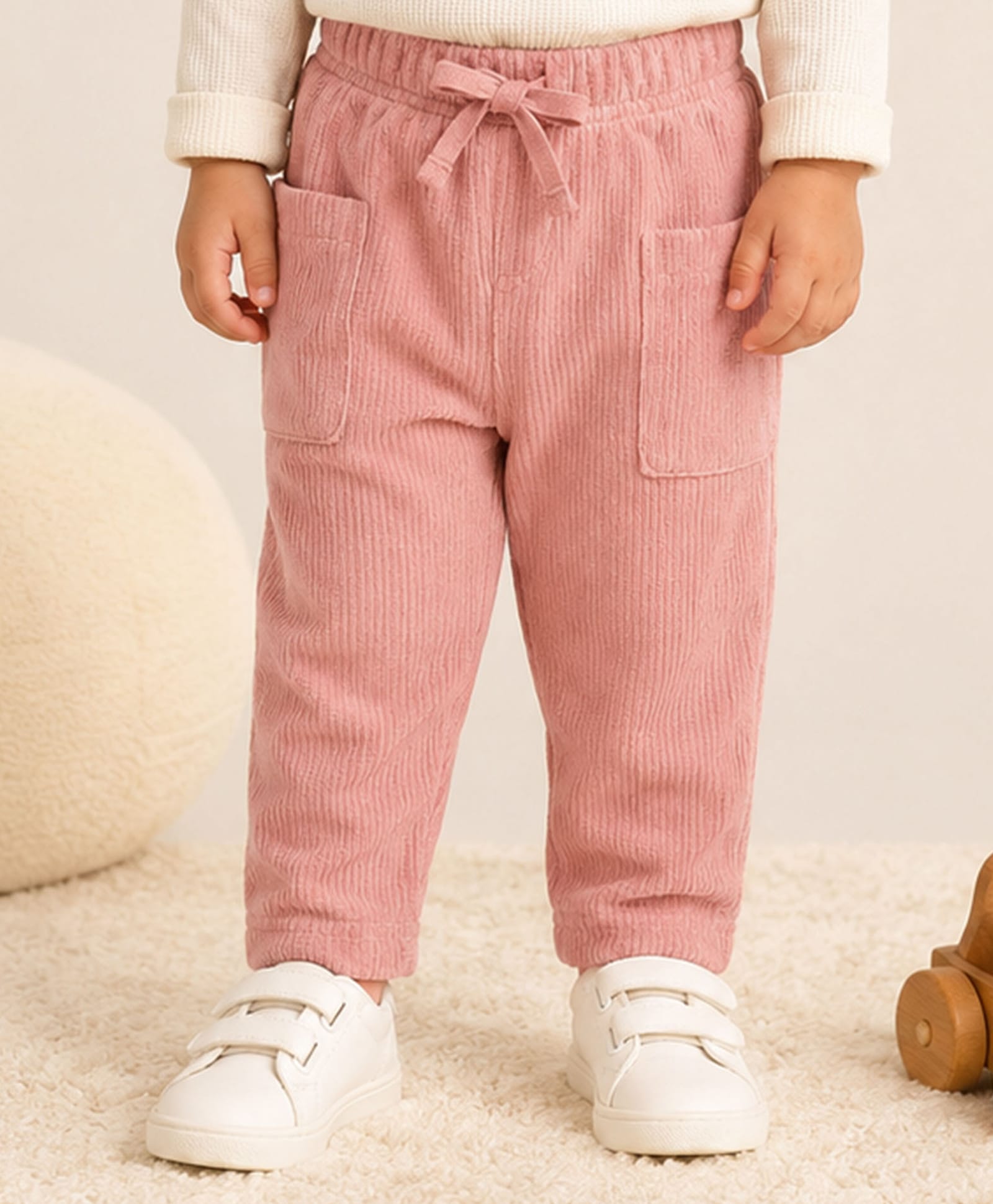Mi Arcus Knit Solid Pyjamas - Peach-picture-11