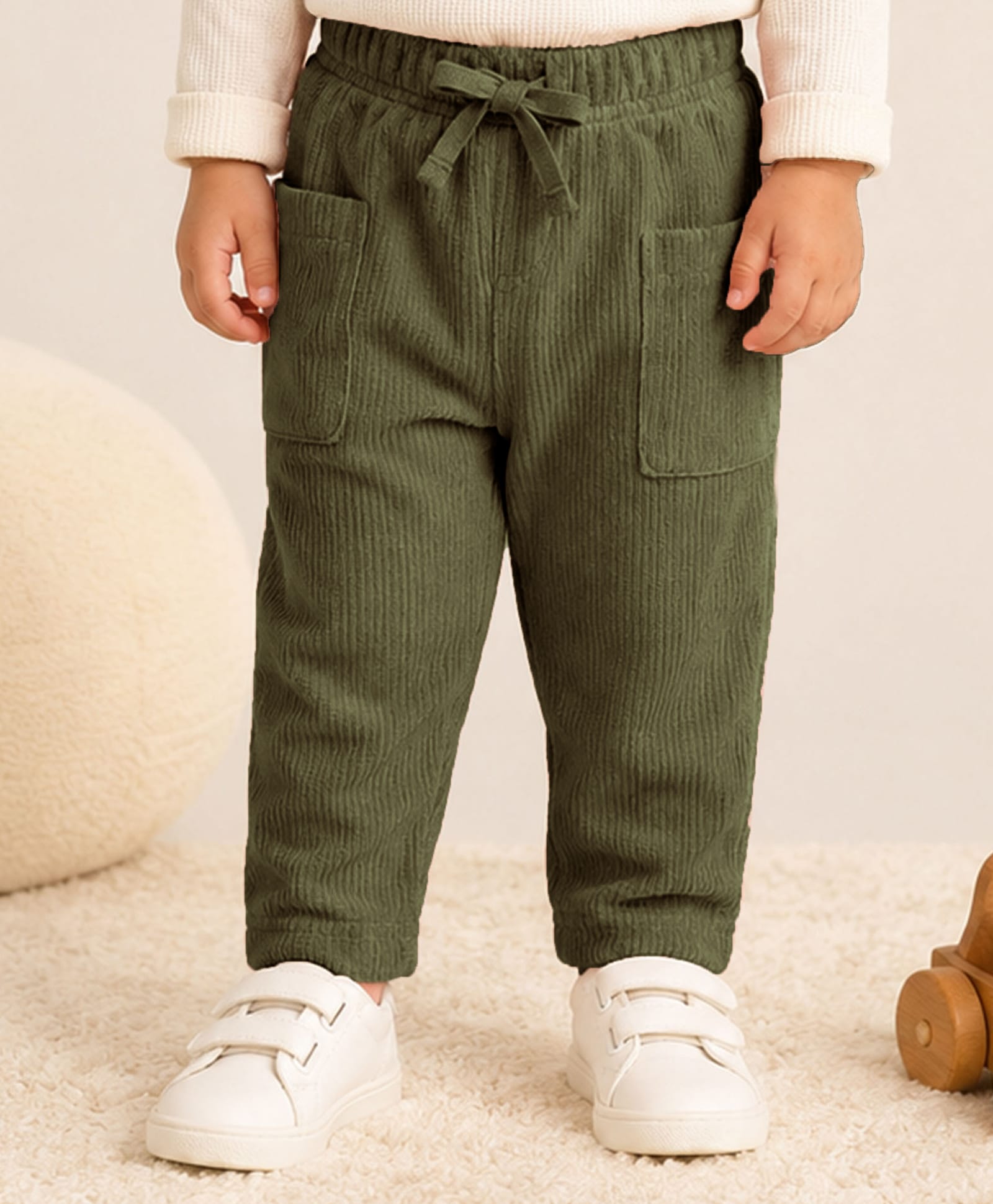 Mi Arcus Knit Solid Pyjamas - Olive Green-picture-18