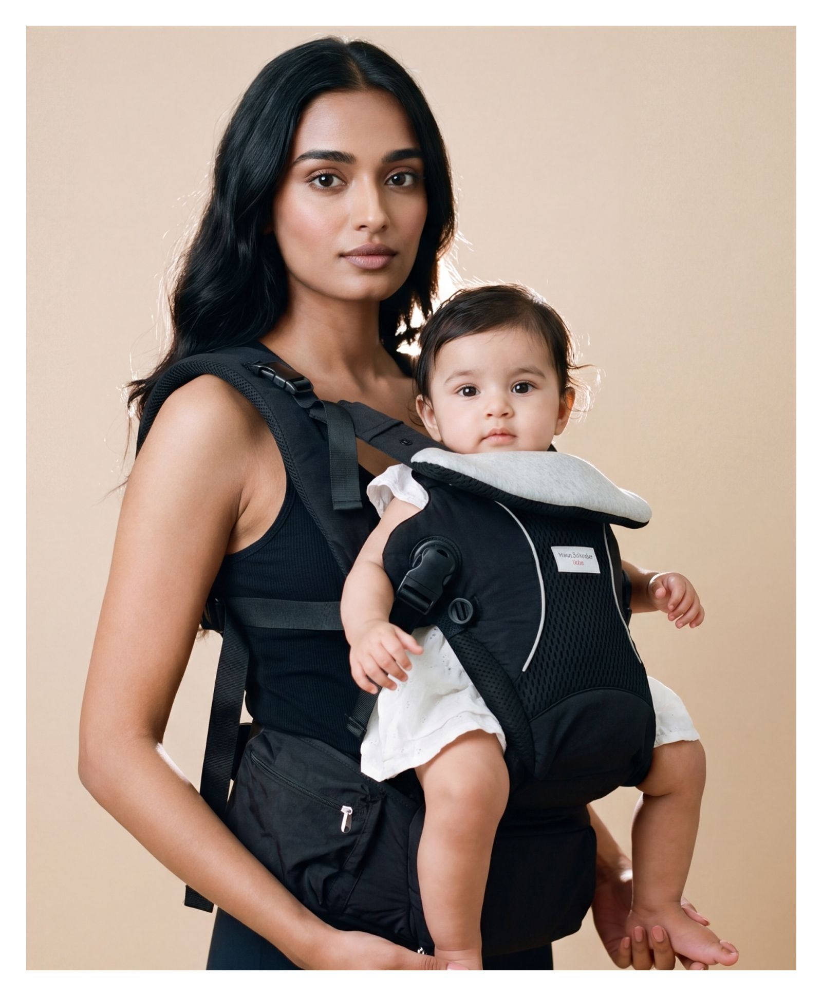 Haus & Kinder Kangaroo Nest 2-1 Baby Carrier For Newborns (6 to 36 Months ), Black-picture-25