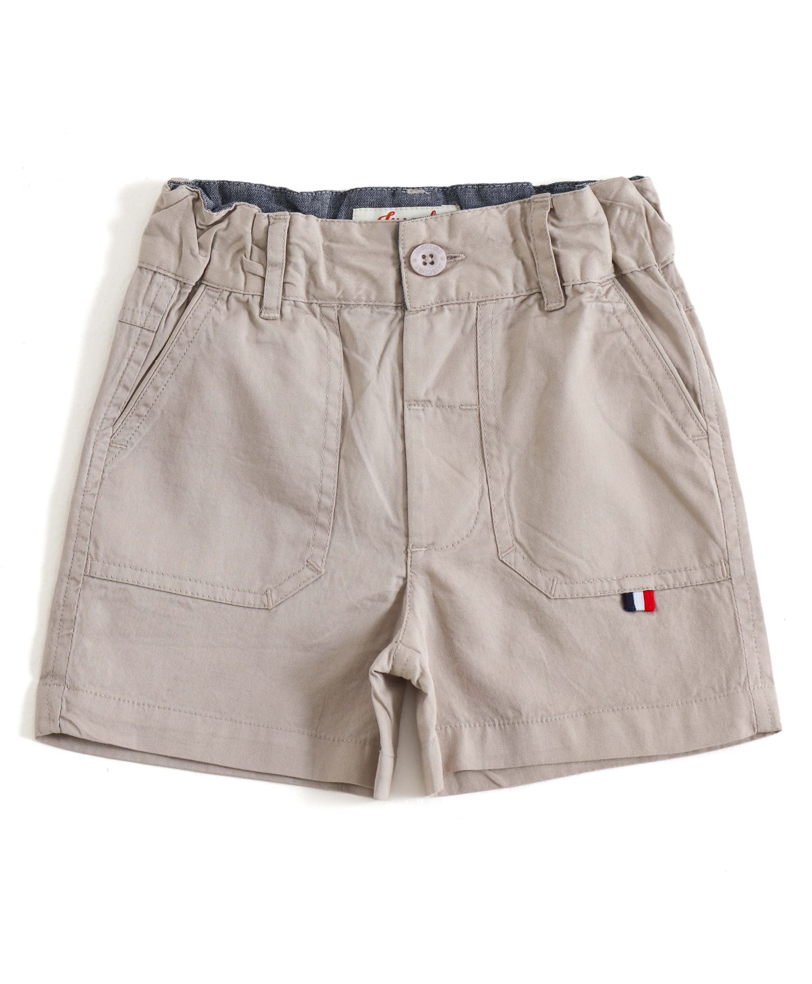 JusCubs Cotton Woven Solid Shorts - Beige-picture-32