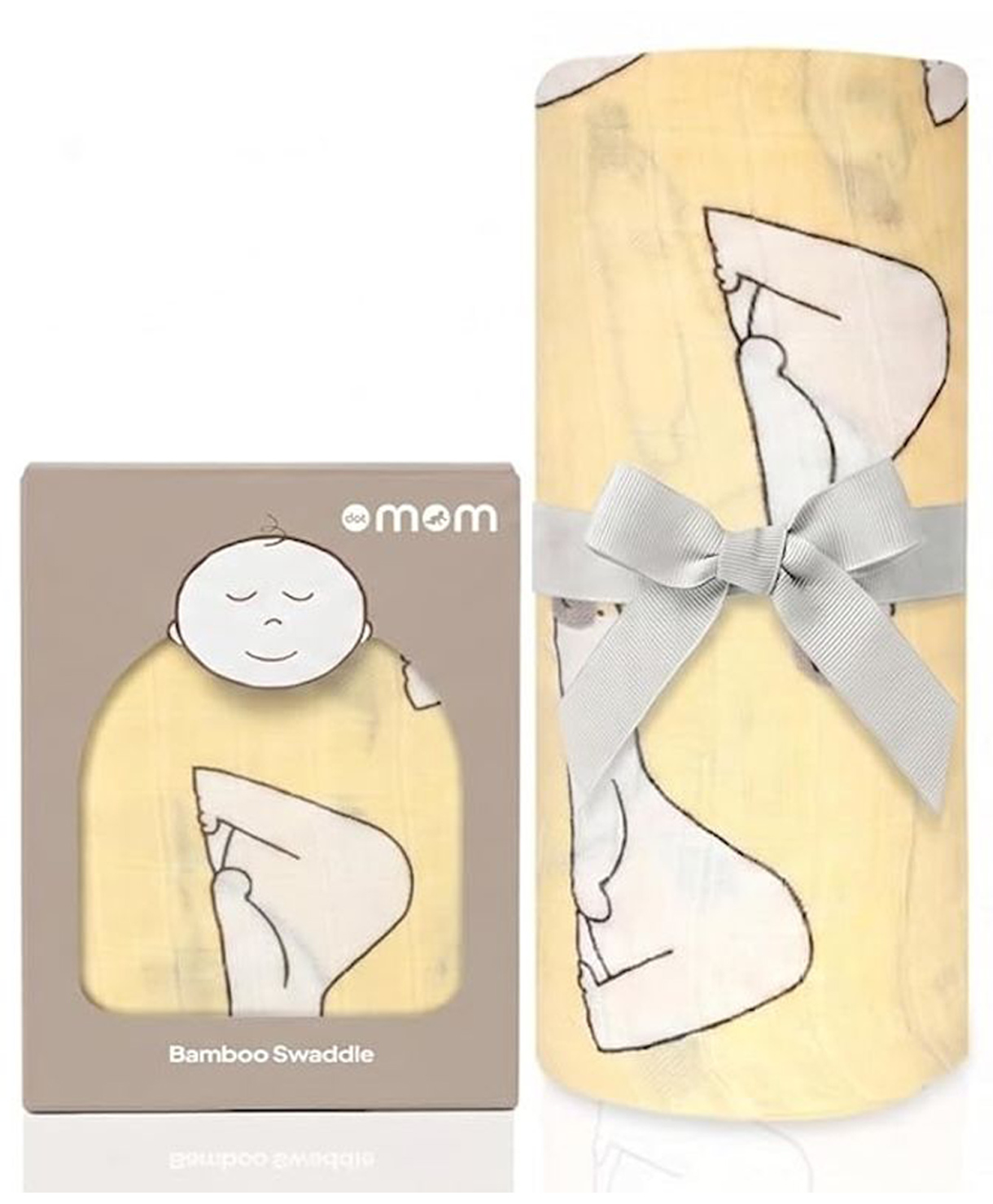 DOTMOM Premium Organic Bamboo Super-soft Swaddle Wrapper & Receiving Blanket - Polarbear-image-31