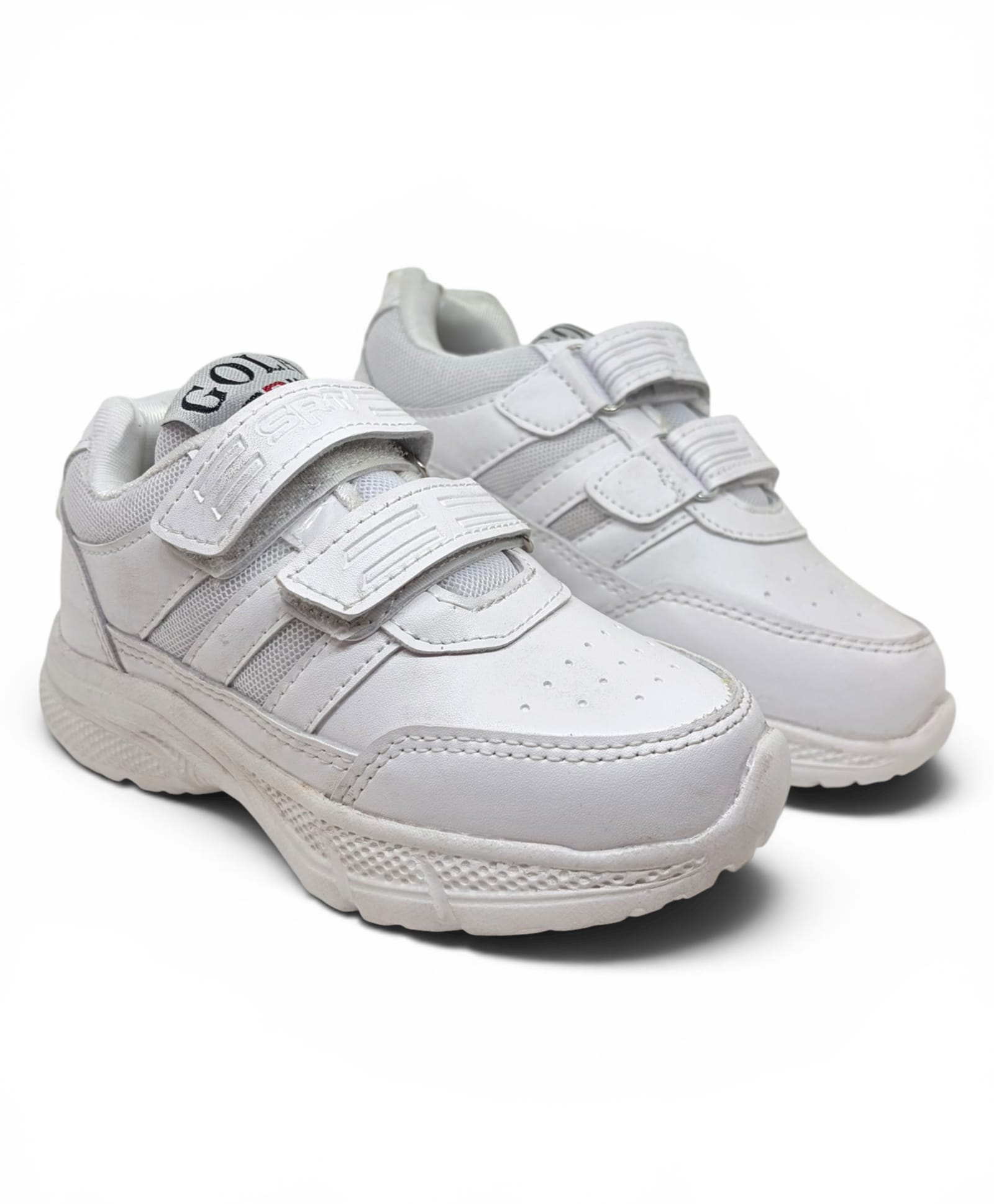 Lil Lollipop Solid Velcro Closure Shoes - White-picture-22