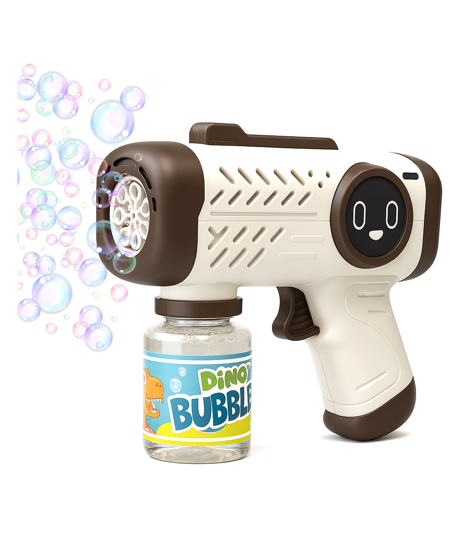 VGRASSP Rechargeable Bubble Maker Toy Gun For Kids With Soap Solution - Indoor And Outdoor Bubble Launcher With Lights And Music - Color May Vary-image-43