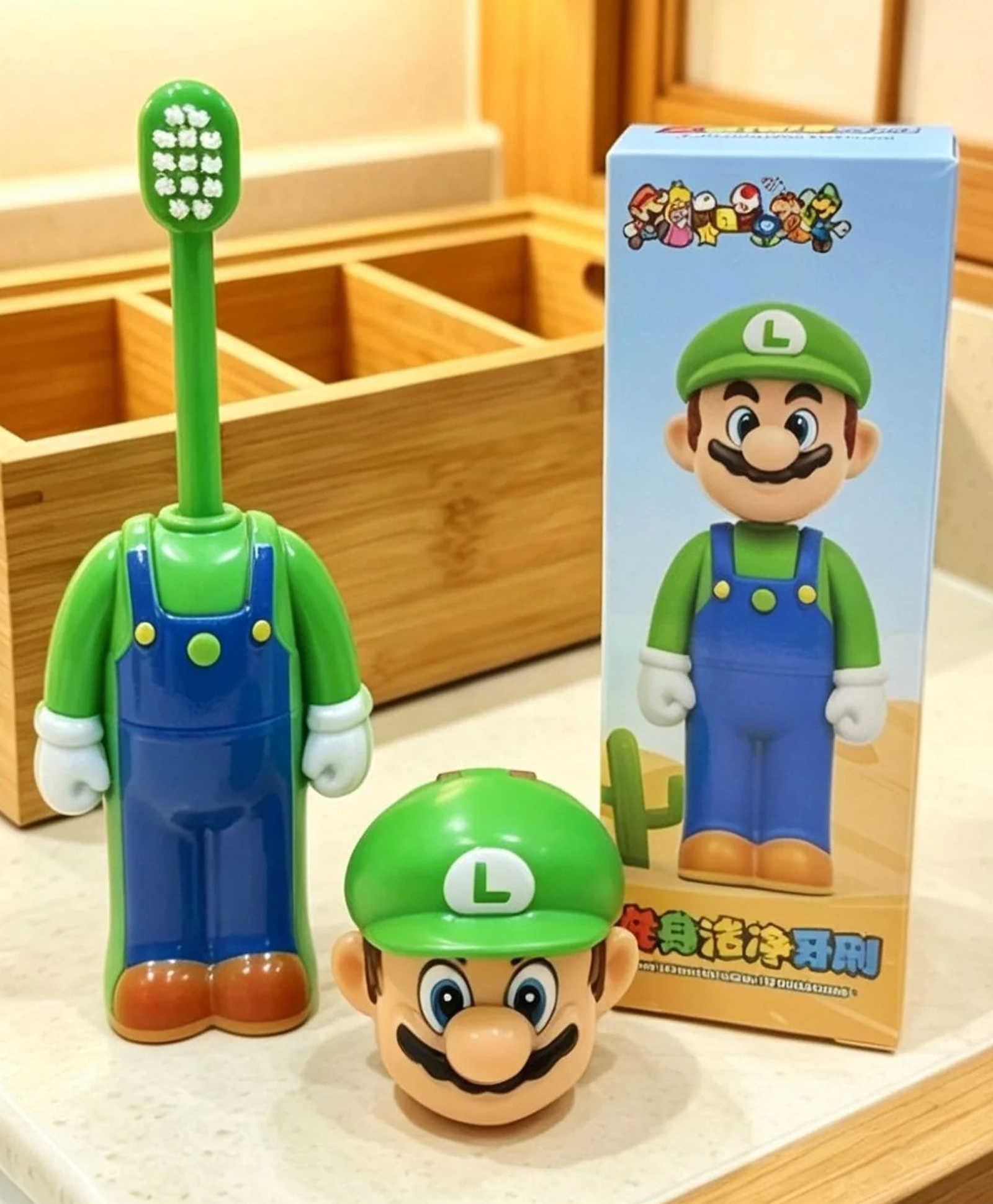 Ortis Mario Kids Toothbrush for Toddlers & Babies - Green-image-27