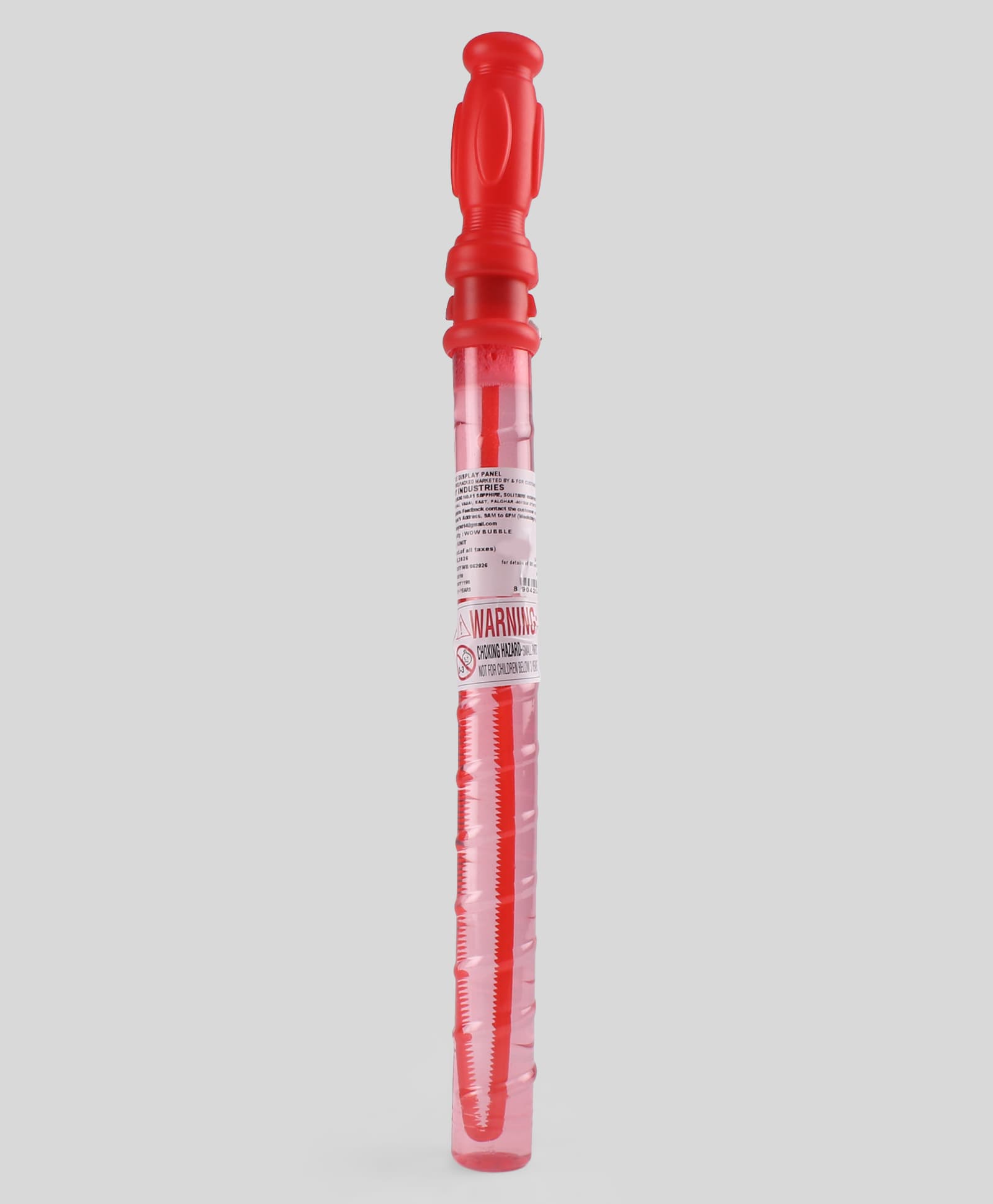 Sunny WOW Bubbles Solution with wand toy 135 ml - Red-image-5