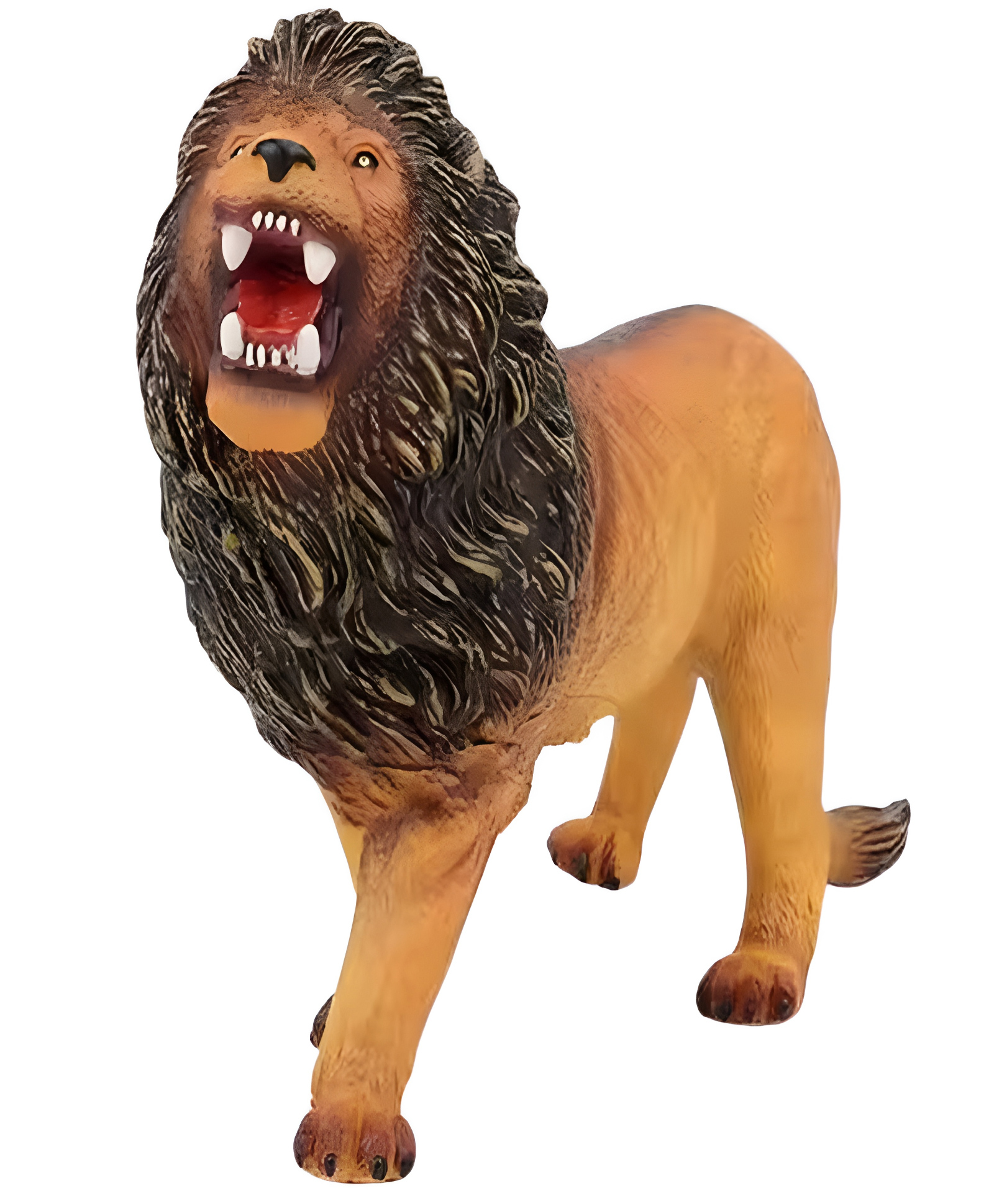 NEGOCIO Realistic PVC Lion Model Figurine, Soft Wildlife African Animal Action Figure for Decor Educational Gifts & Baby Shower Decorations- PACK OF 1-image-2