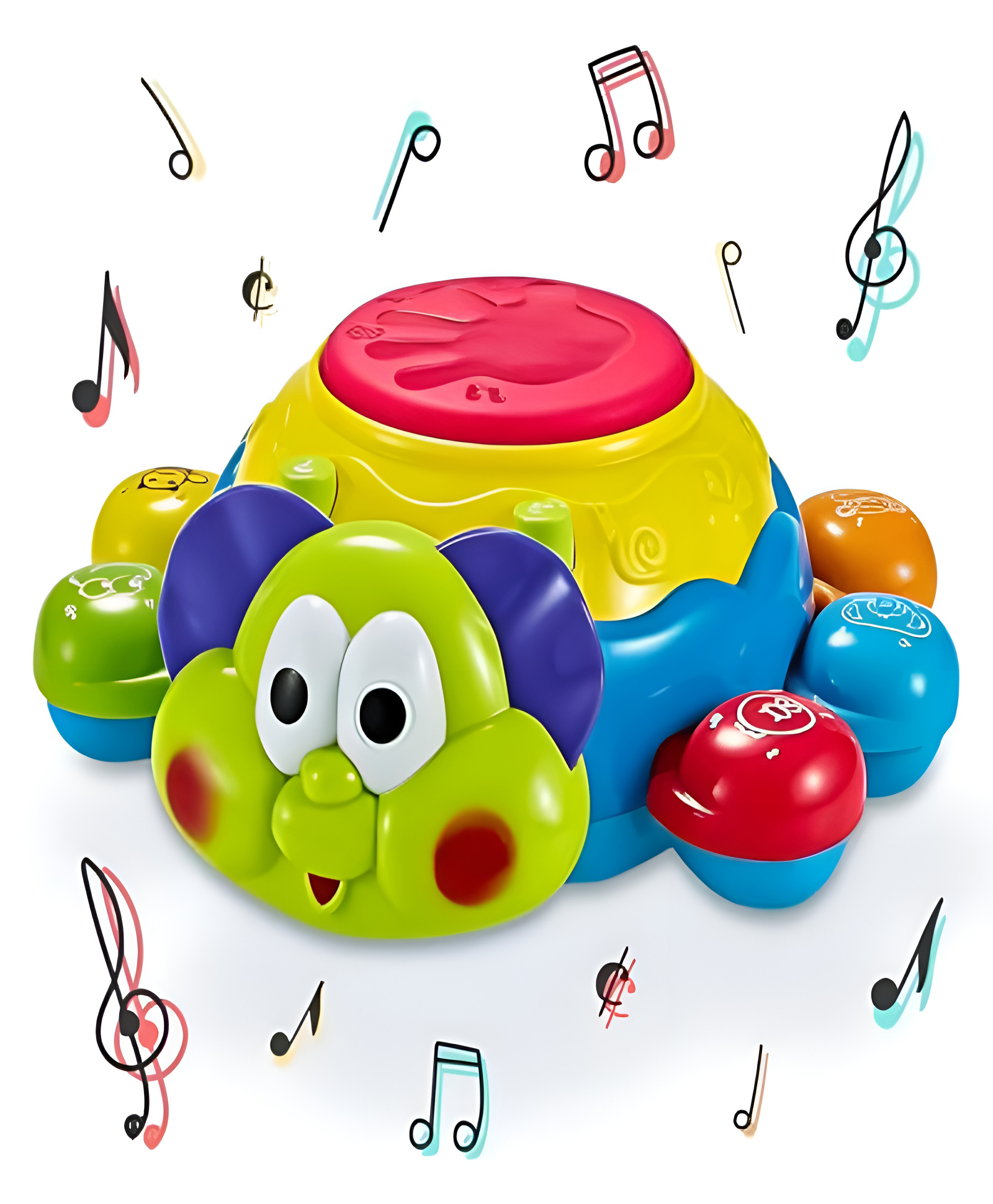 NEGOCIO Ladybug Shape Baby Crawling & Walking Musical Toys, English & Spanish Bilingual Learning Toys for Babies 6-12 Months- PACK OF 1- COLOR MAY VARY-image-40
