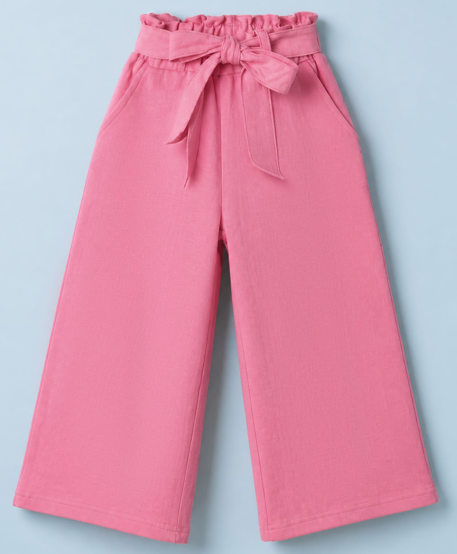 Honeyhap Premium 100% Cotton Terry Knit Full Length Trouser with Bio Finish in Pink-picture-38