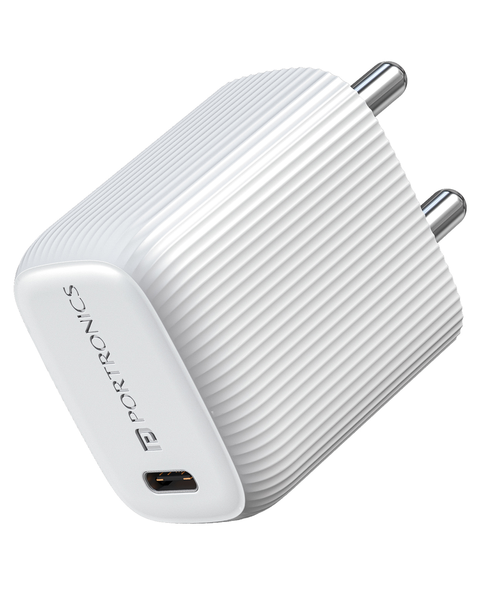 PORTRONICS Adapto 20X, 20W Type-C PD Fast Charging Adaptor, Compatible with iPhone 17/16/15/14/13/12 Series (Plus/Pro/Pro Max), Samsung & All Type C Smartphones (White)-picture-11