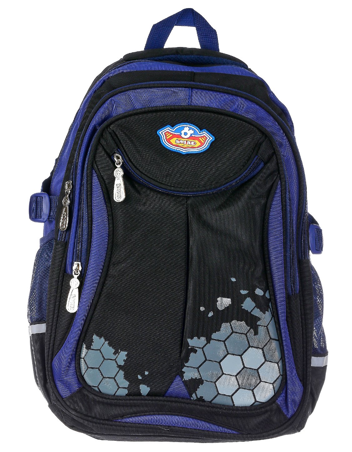 SMJM School Bag Navy & Black - 17 Inches-image-4