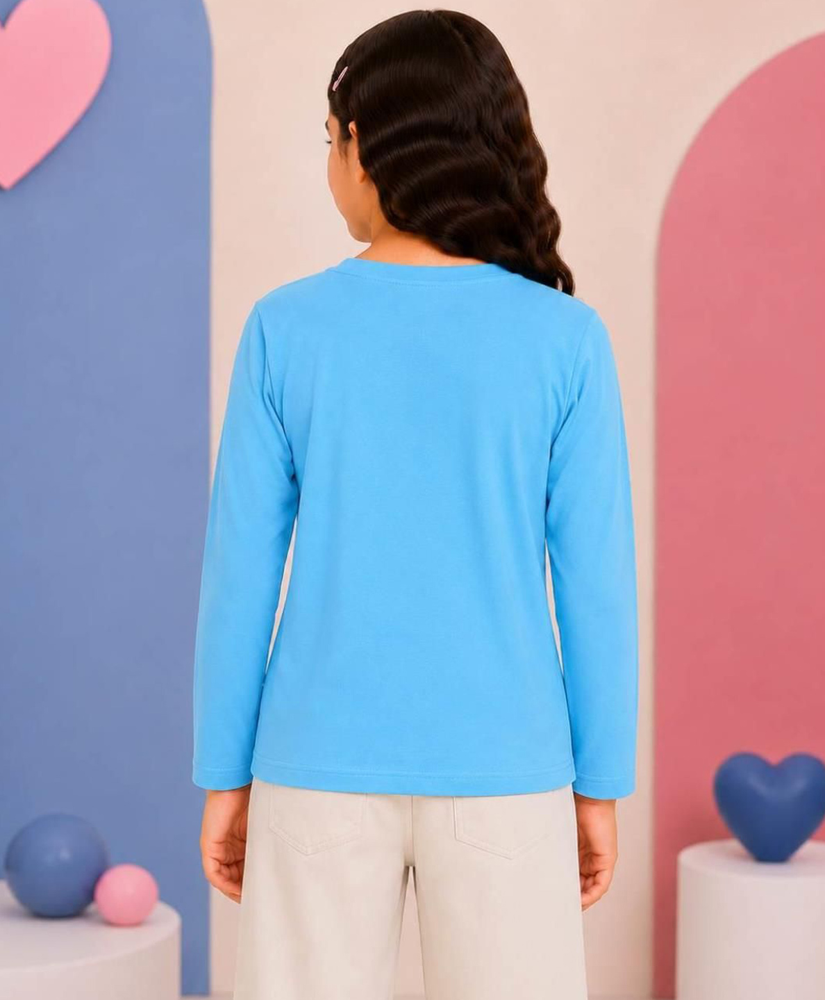 Buy NUSYL Cotton Blend Knit Full Sleeves Bumblebee In Love Printed