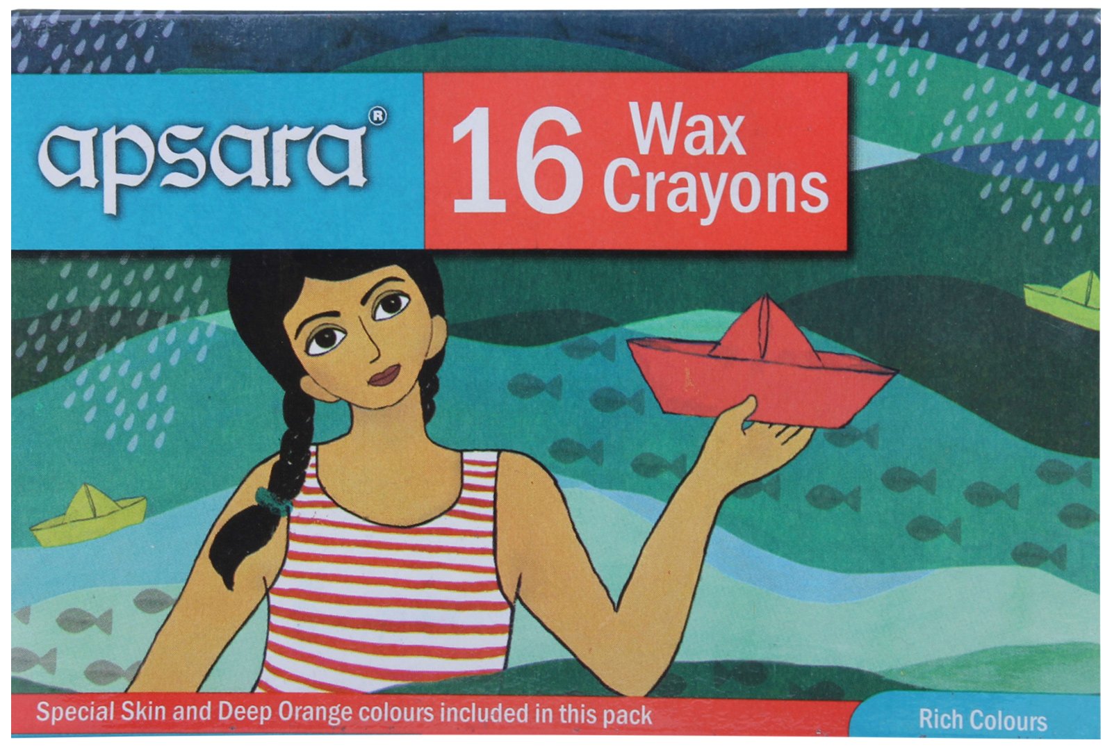 Apsara - 16 Wax Crayons-picture-36