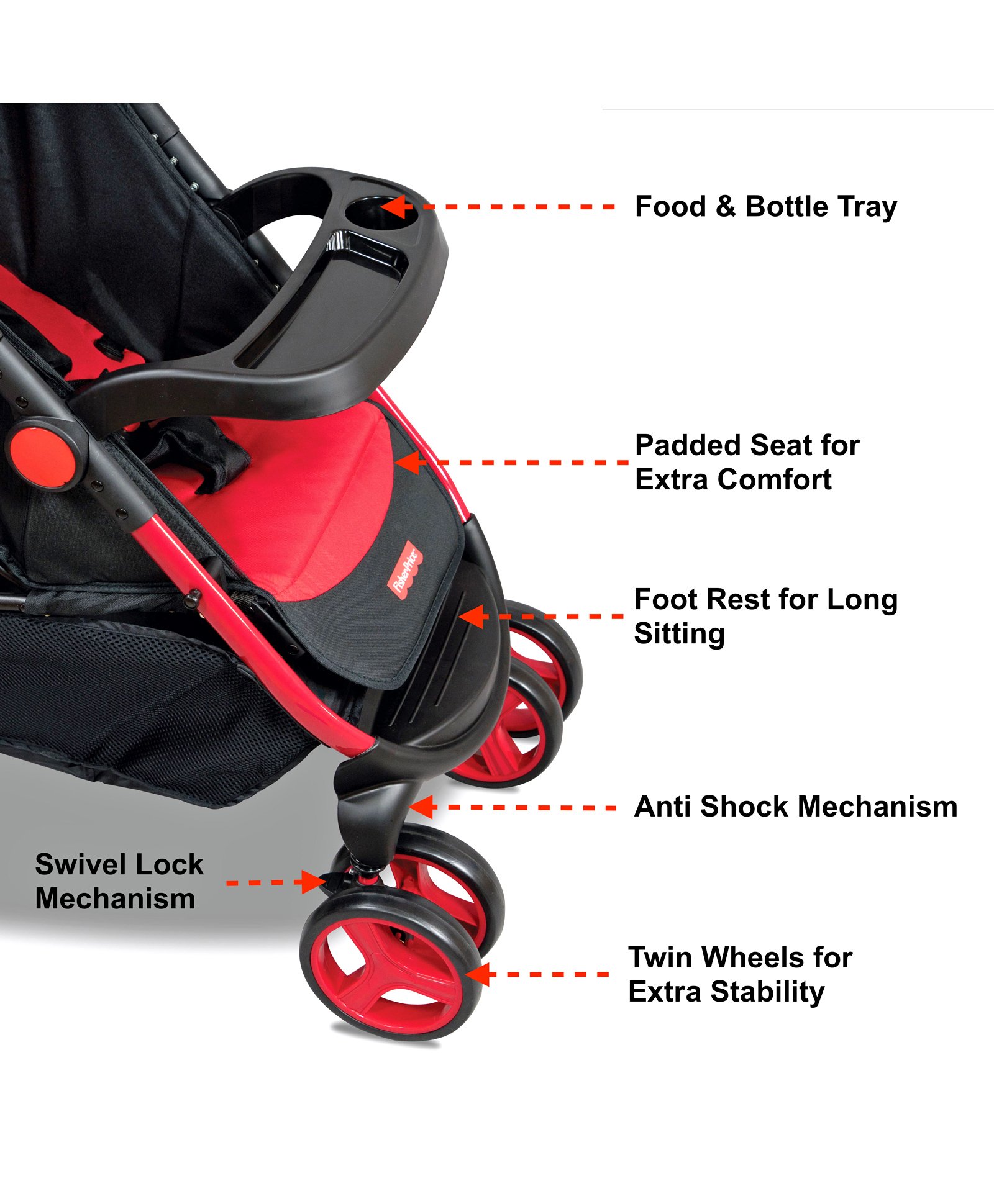fisher price explorer stroller