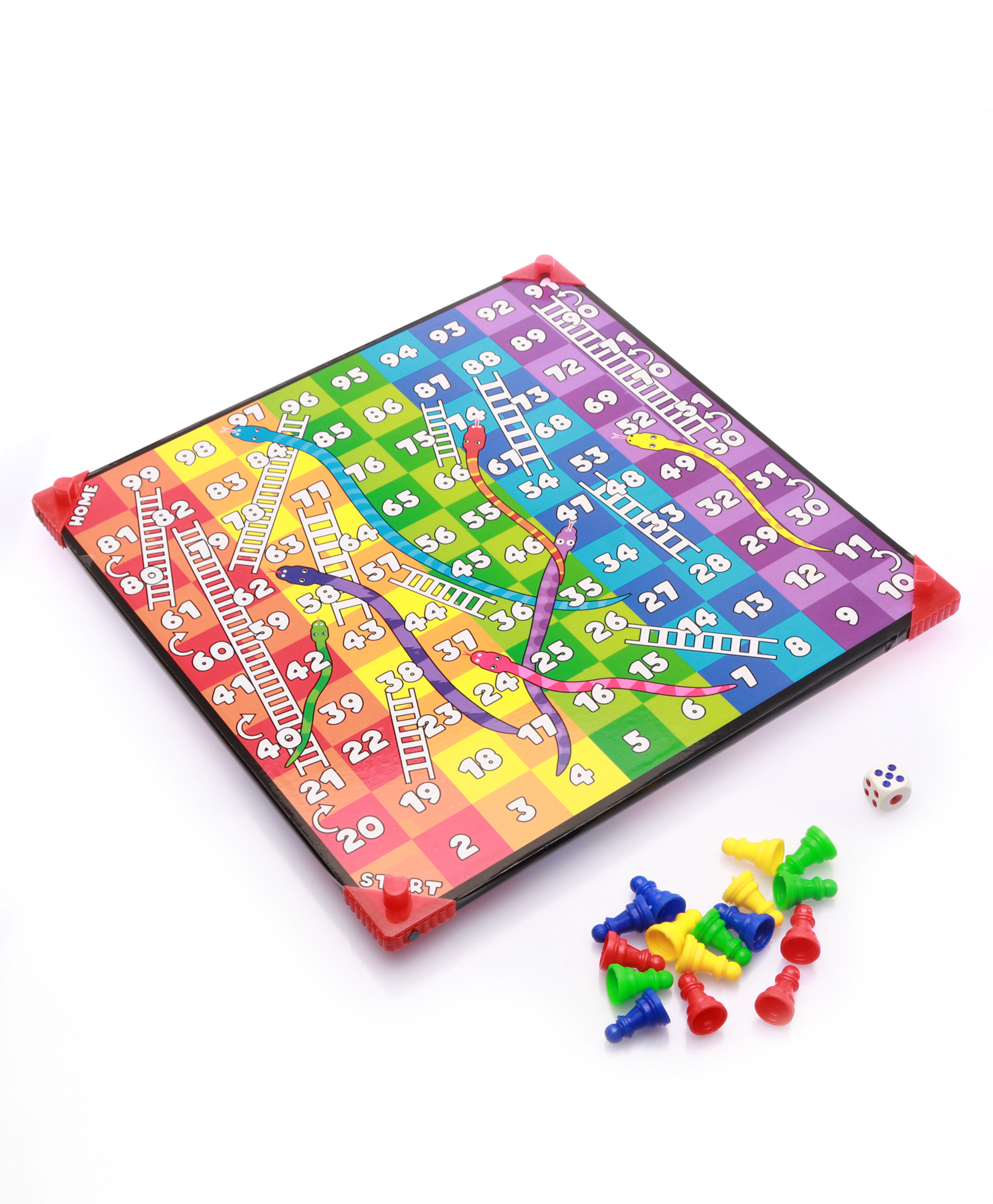Ratnas Excellent Ludo & Snakes n Ladders Board Game - Multicolour-image-44