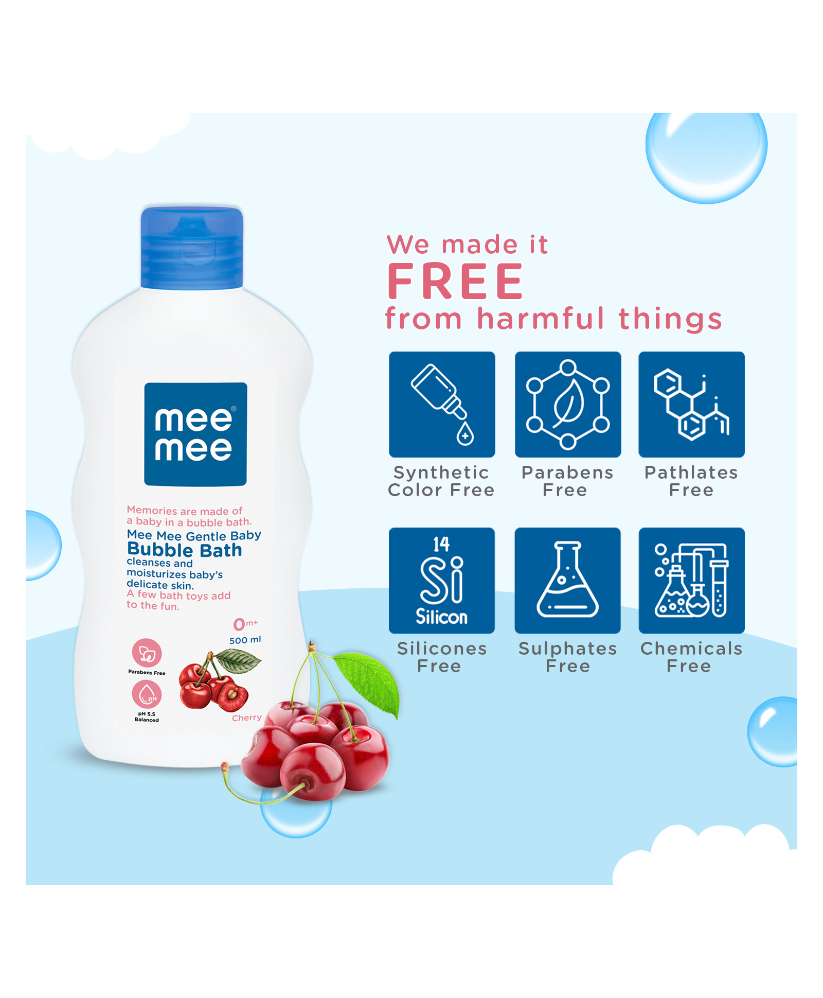 mee mee bubble bath 500ml