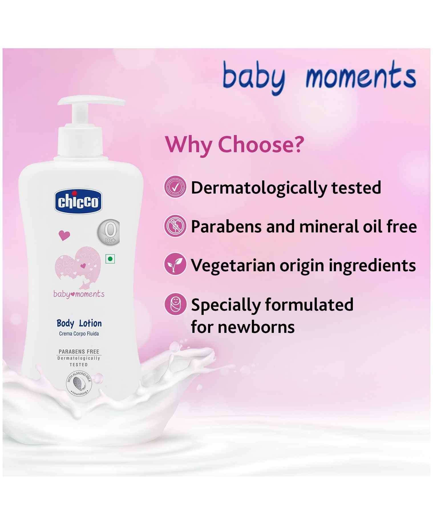 chicco baby moments body lotion