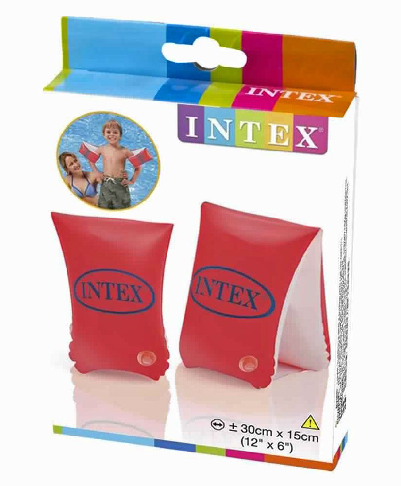 Intex Large Deluxe Swimming Arm Bands Set of 2 - Red-picture-10