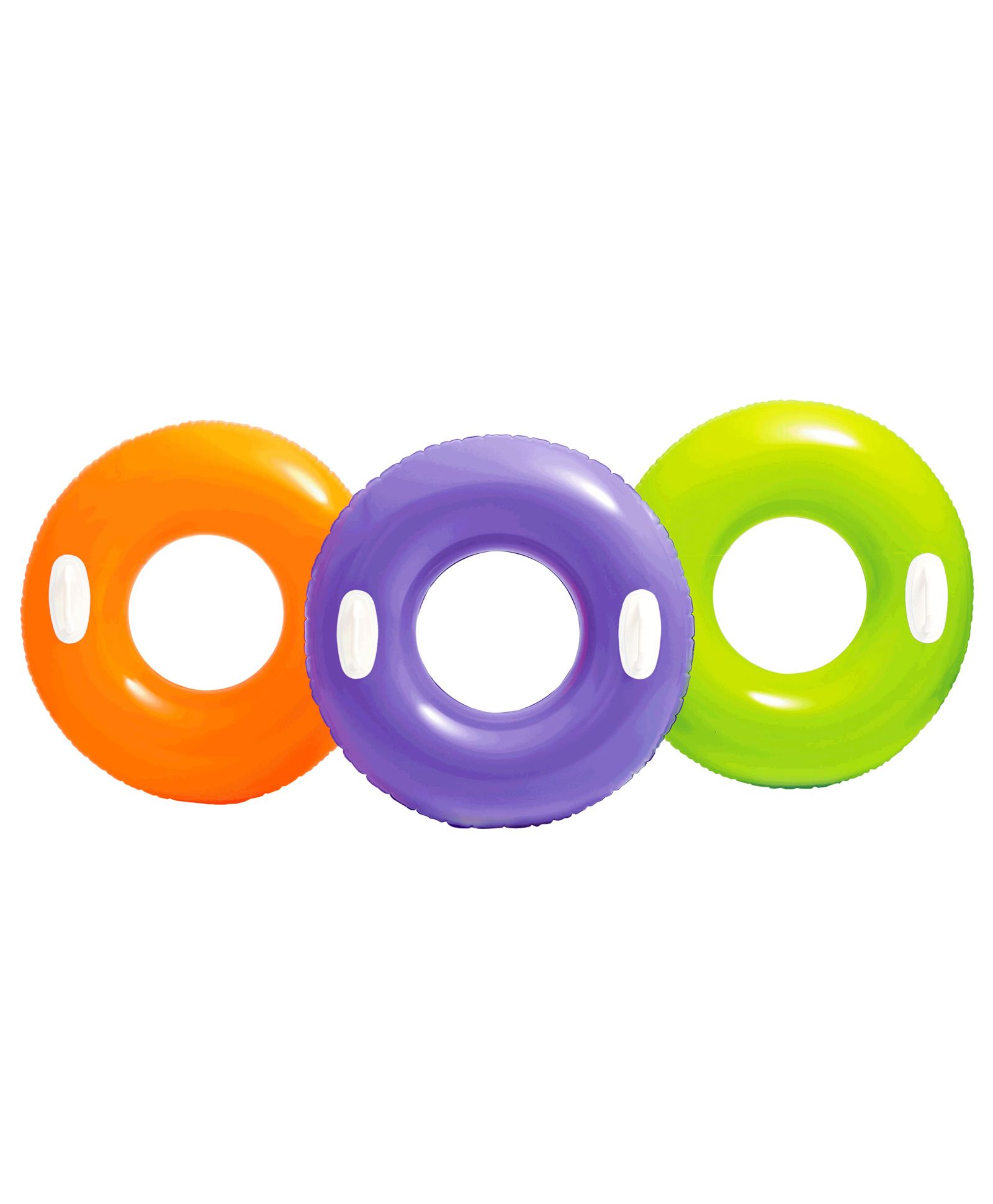 Intex Inflatable Swimming Tube With 2 Handles Pack Of 3 - Color May Vary-picture-15
