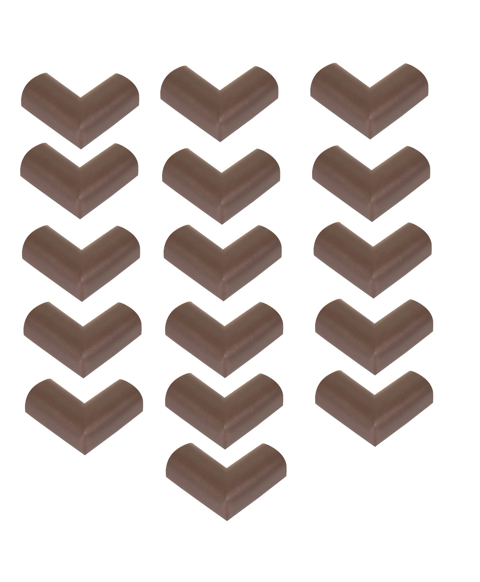 Safe-O-Kid High Density L-Shaped Small Corner Guards Brown - Pack of 16-picture-19