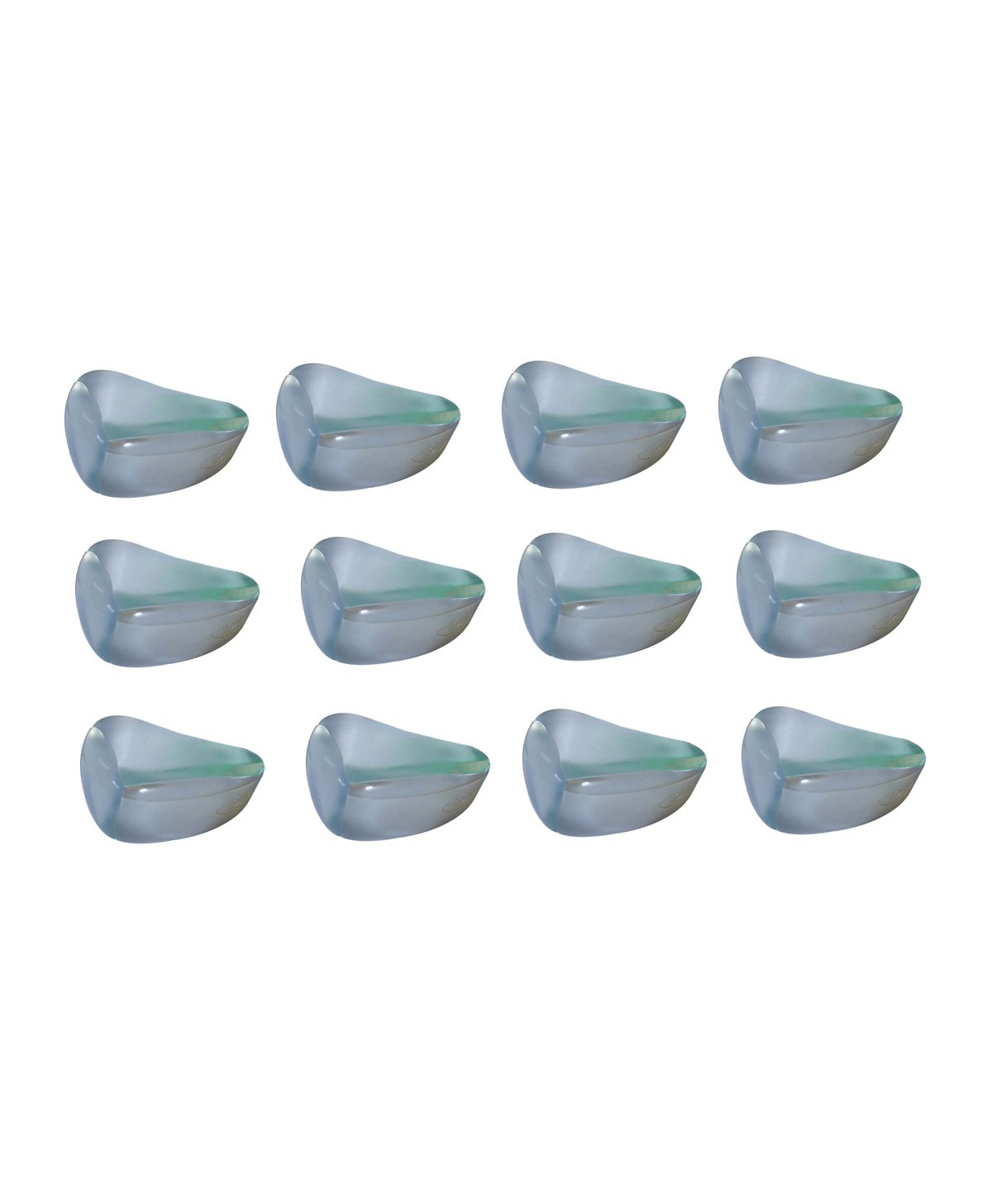 Safe-O-Kid High Quality Tear Drop Corner Caps Transparent - Pack of 12-picture-6