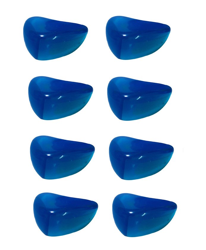 Safe-O-Kid High Quality Tear Drop Corner Caps Blue - Pack of 8-picture-25