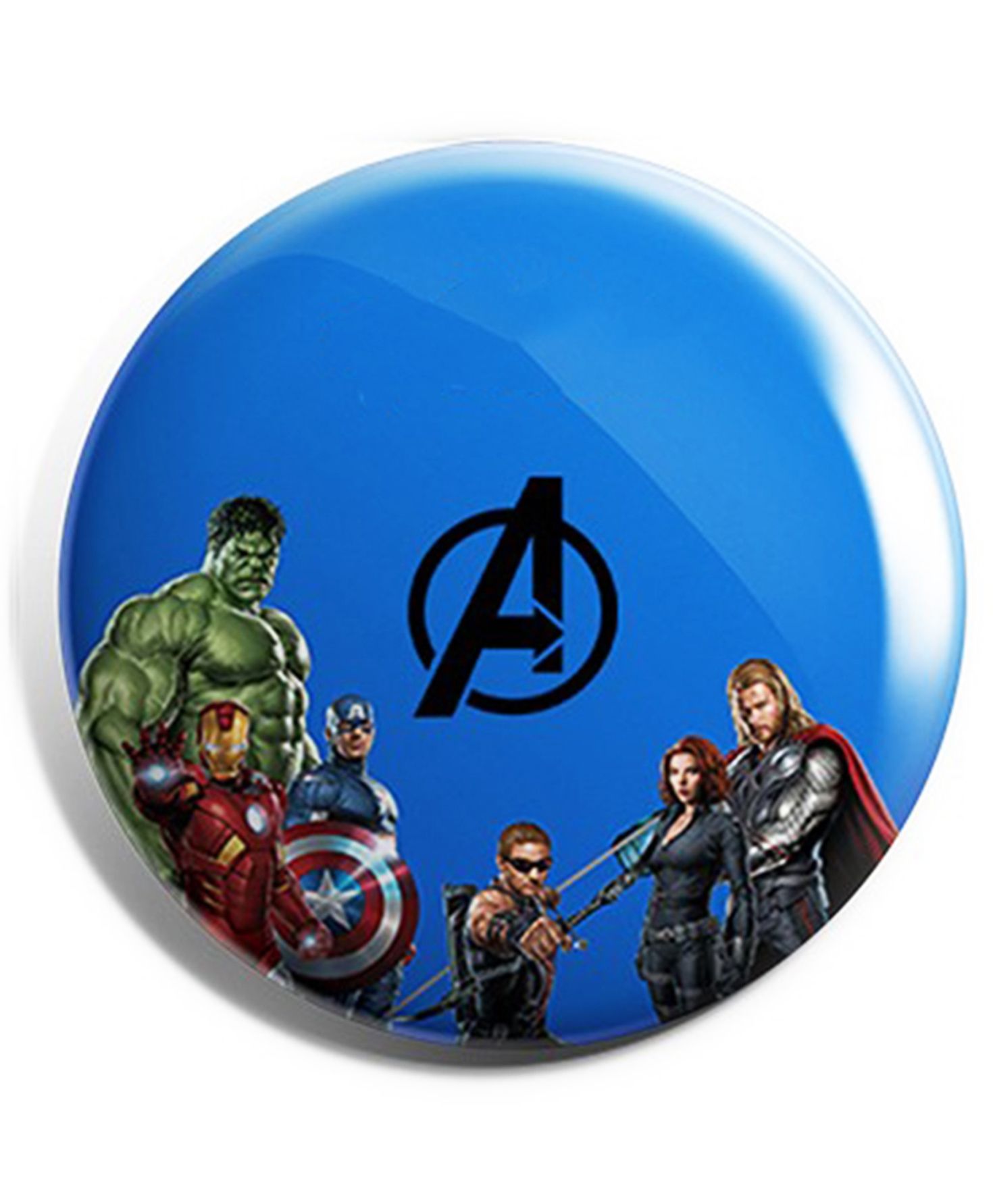 Funcart Avengers Plastic Button Pin Badge - Blue-image-23